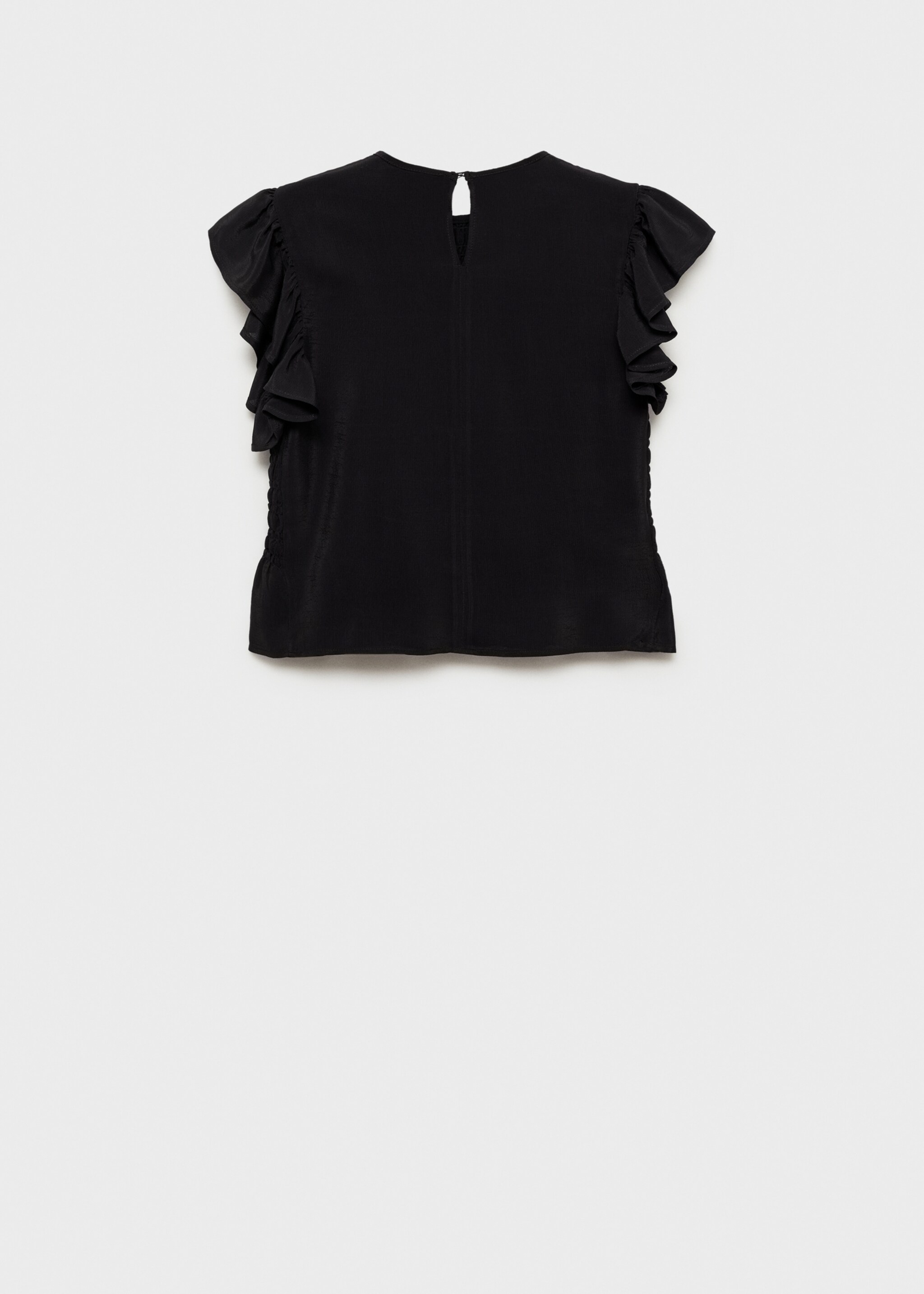 Frilled-sleeve ruched blouse - Details of the article 8