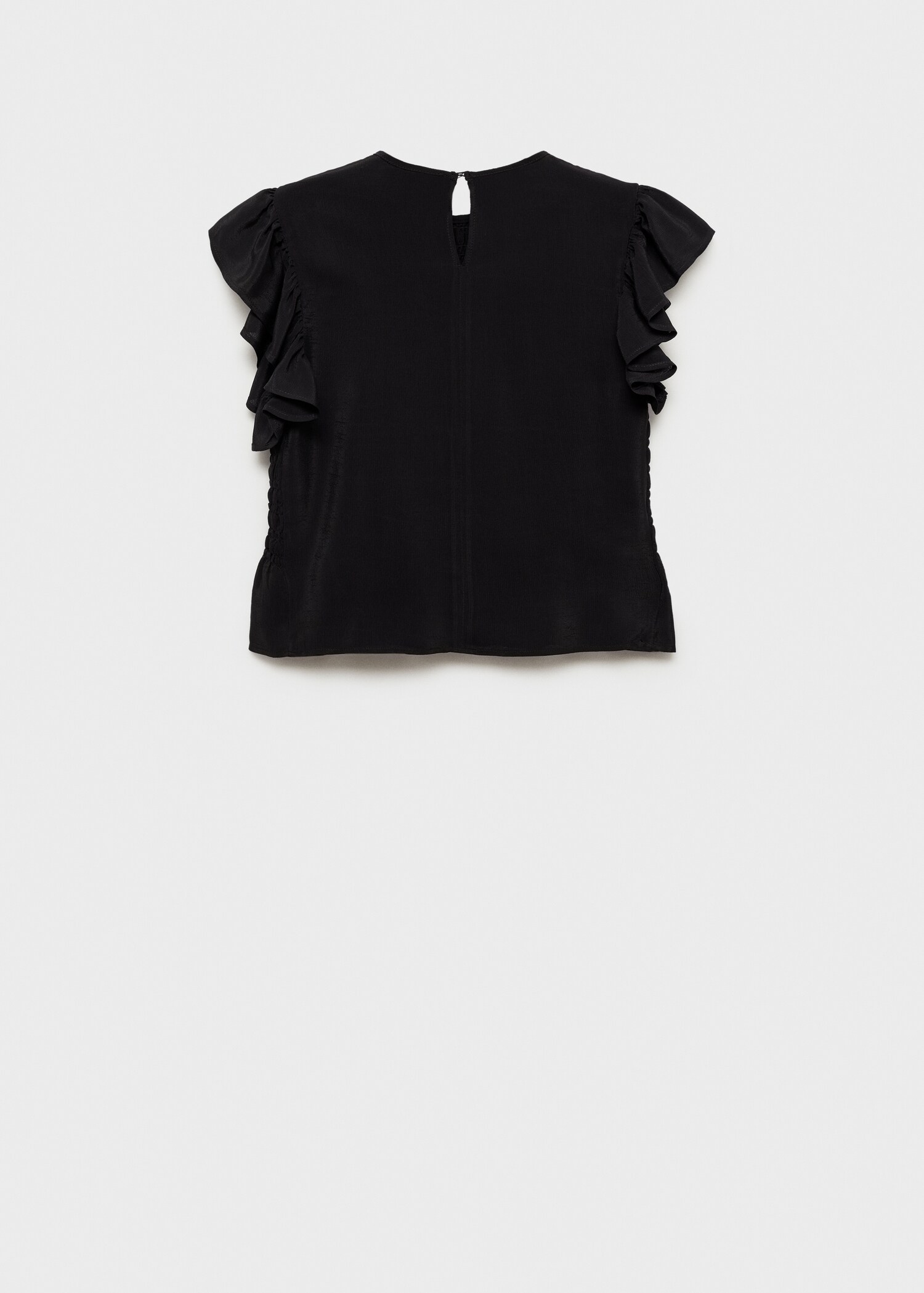 Frilled-sleeve ruched blouse - Details of the article 8