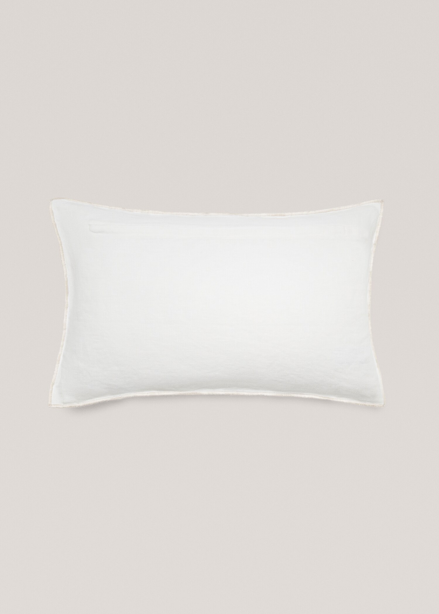 Housse de coussin lin liseré 30x50 cm - Détail de l'article 1