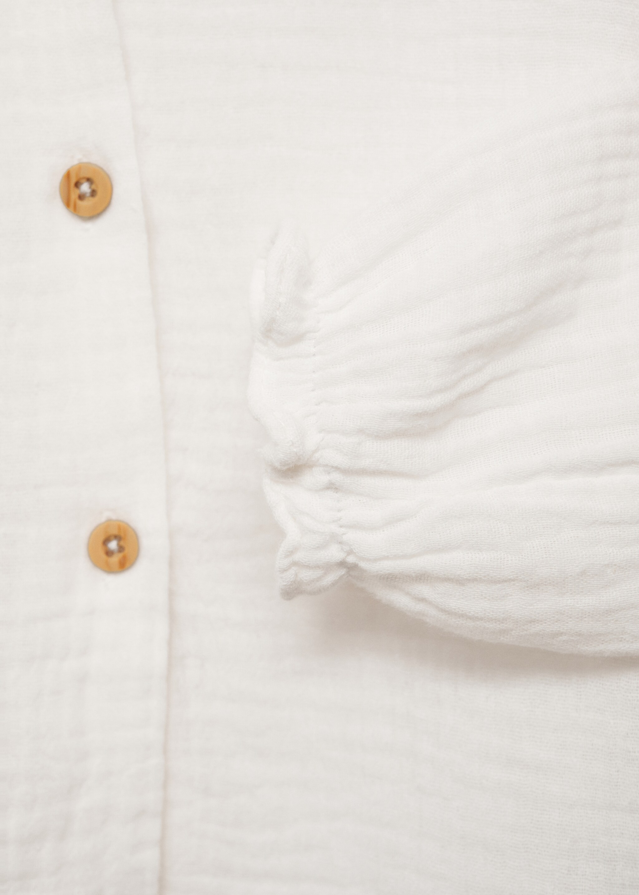 Blusa algodón bambula - Detalle del artículo 0, Blanco. Ref: 77061508-00.