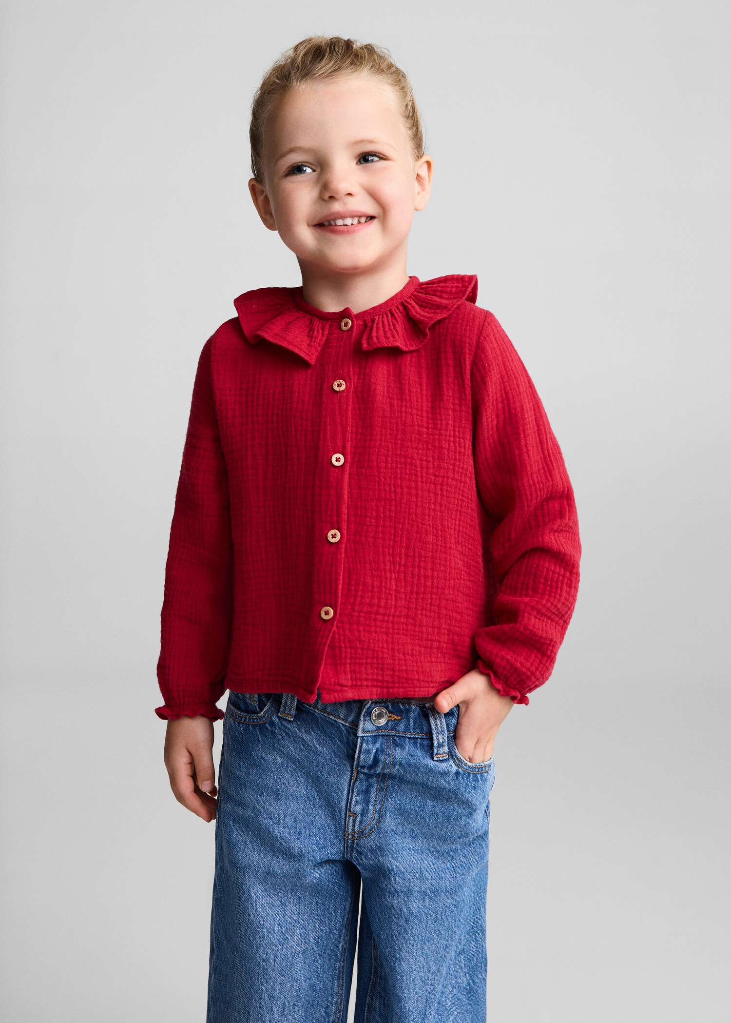 Blusa algodón bambula - Plano medio