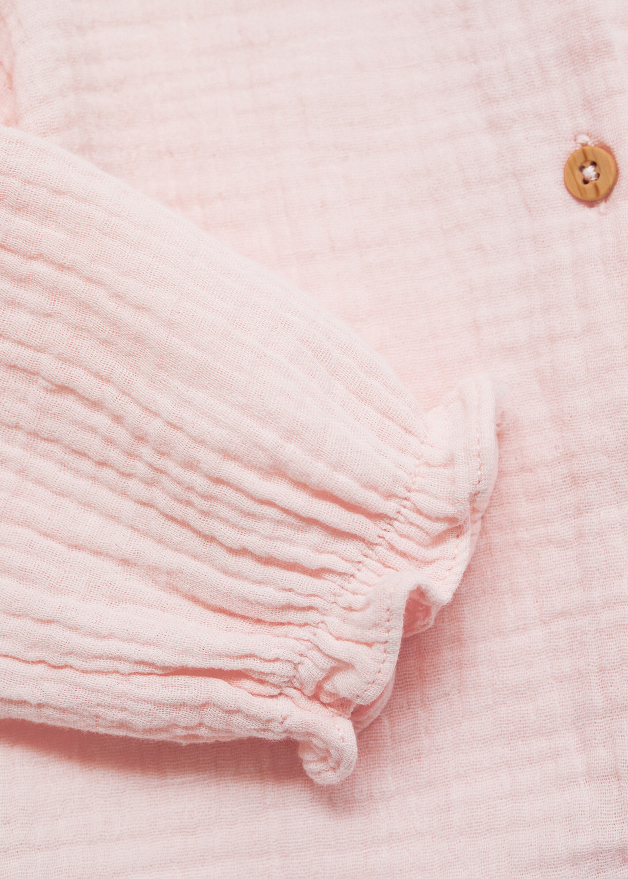 Blusa algodón bambula - Detalle del artículo 8, Rosa. Ref: 77061508-00.