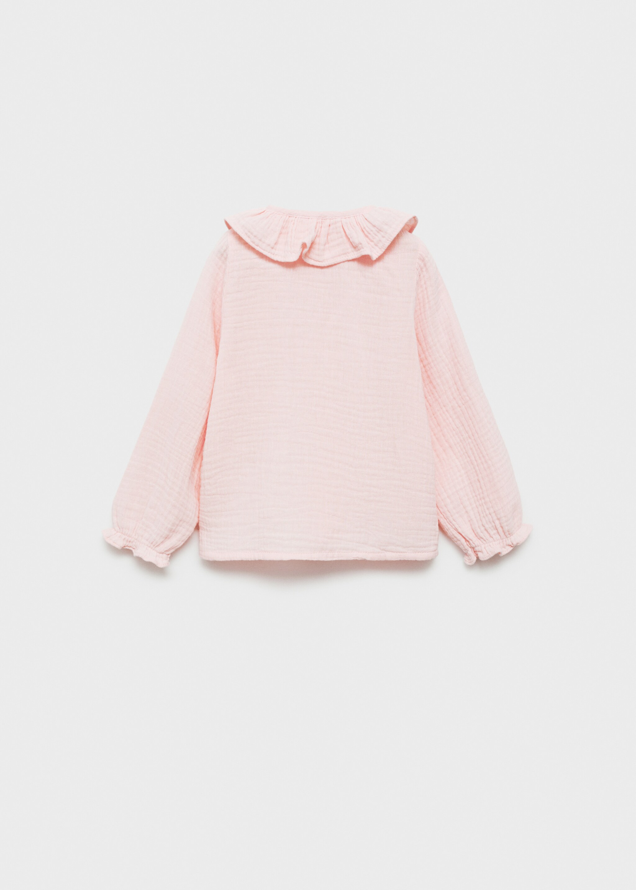 Blusa algodón bambula - Reverso del artículo, Rosa. Ref: 77061508-00.