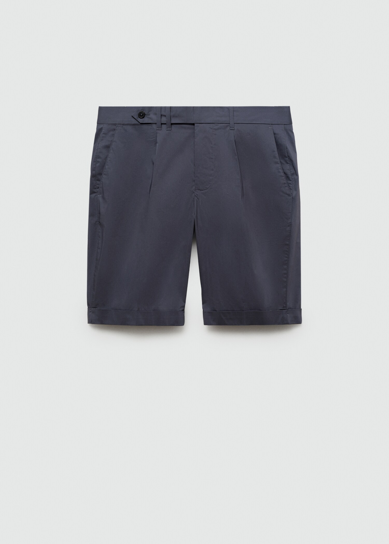 Bermudashorts aus Baumwolle mit Bundfalten - Artikel ohne Model