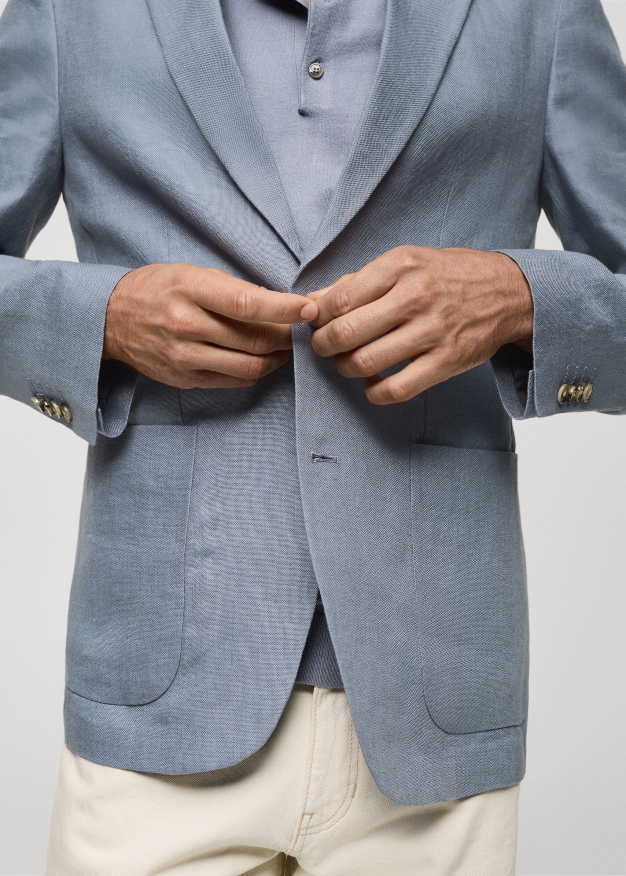 Americana slim fit 100% lino - Detalle del artículo 6