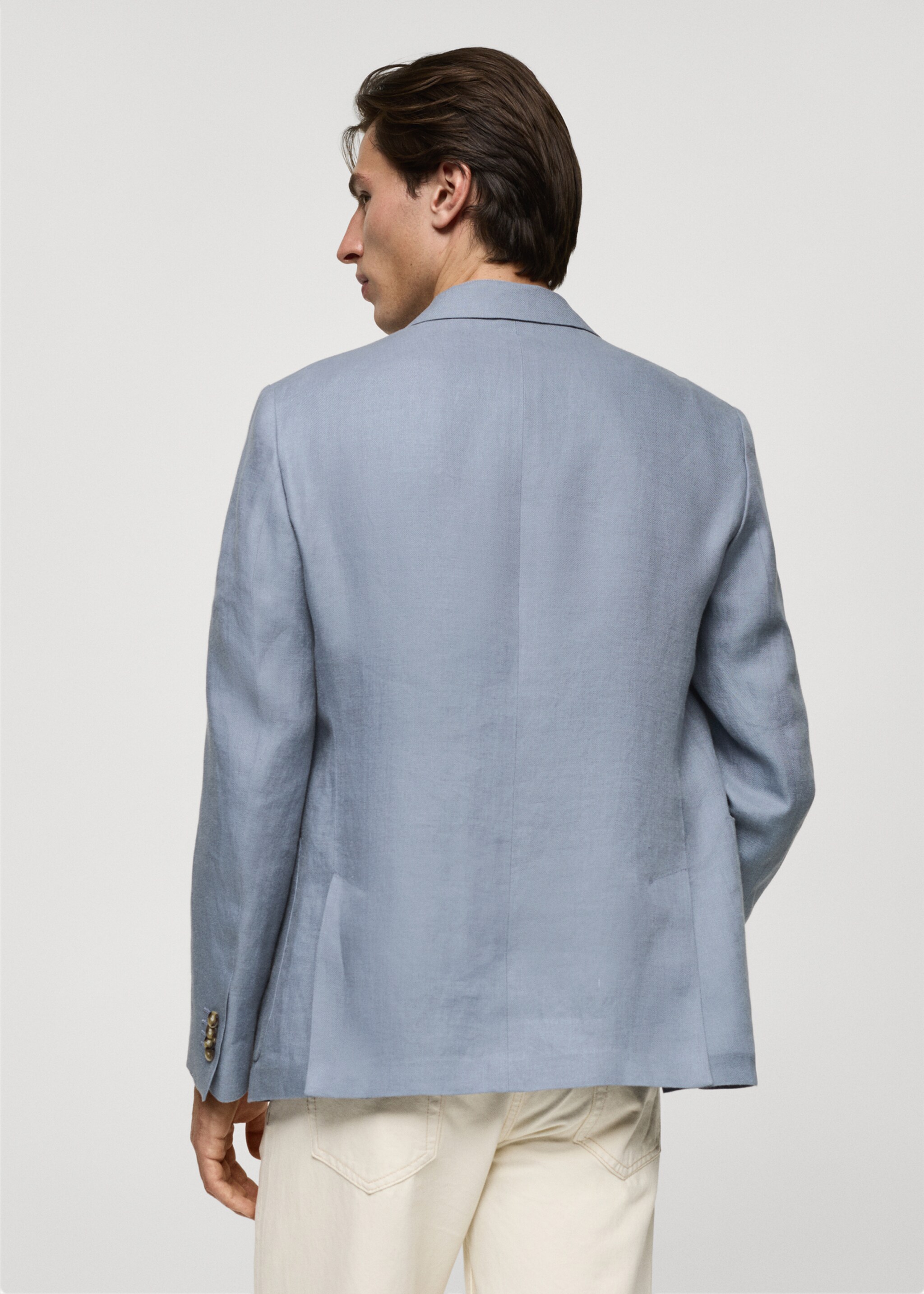 Americana slim fit 100% lino - Reverso del artículo
