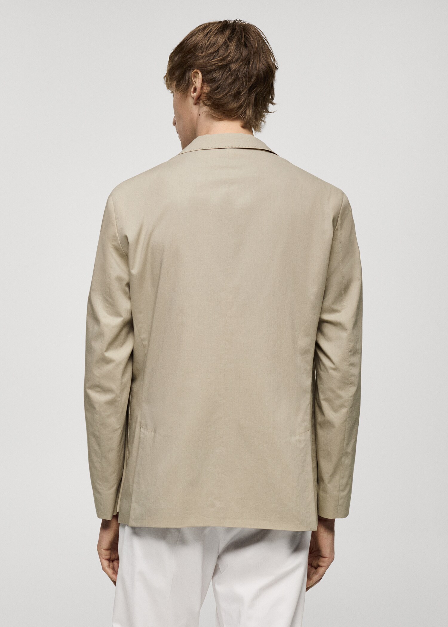 Lightweight cotton jacket - Reverse of the article