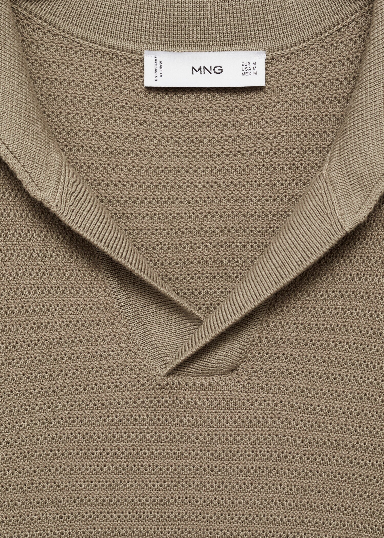 Bawełniana koszulka polo z dzianiny tencel - Szczegóły artykułu 8