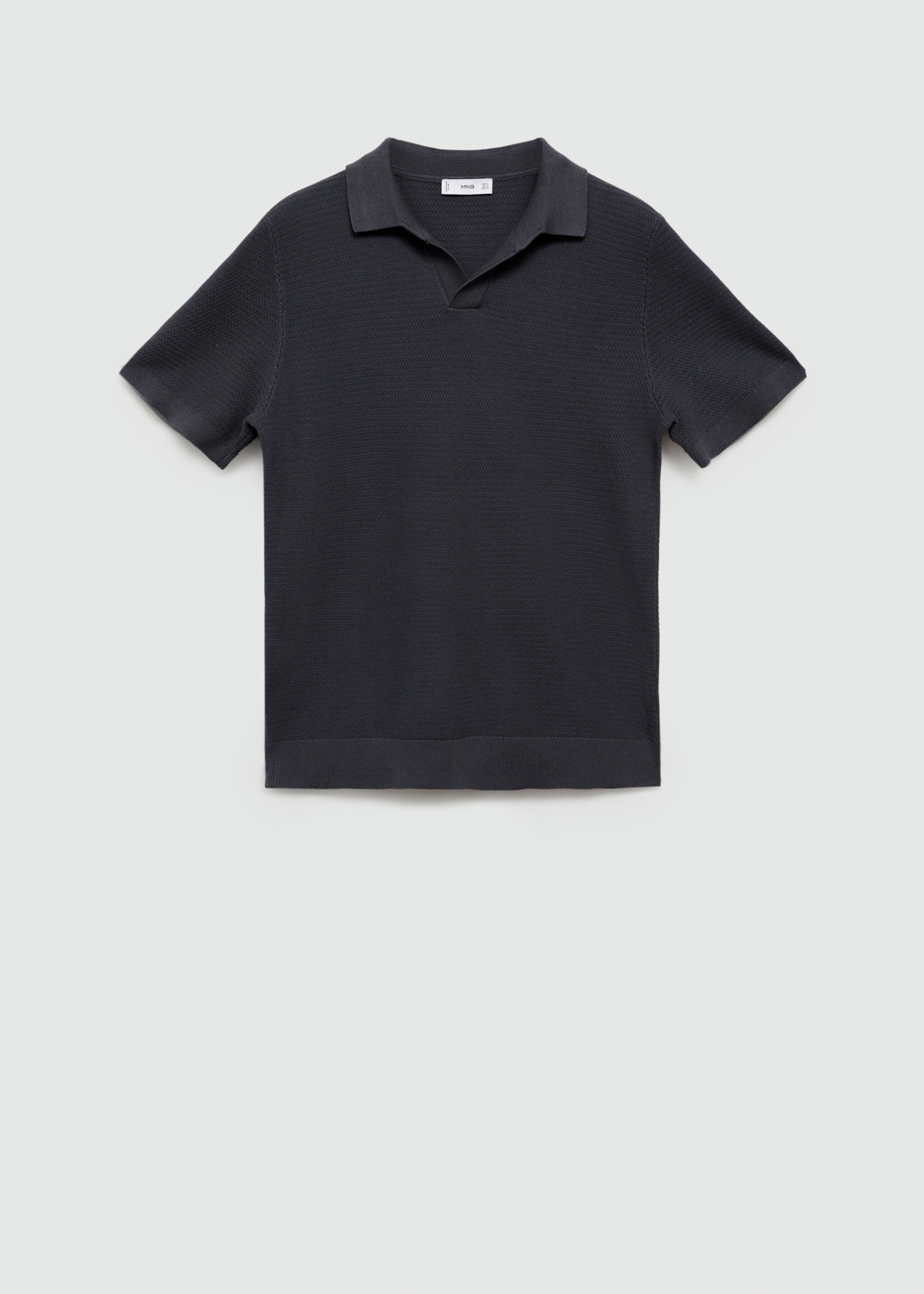 Polo algodón tencel punto trenzado - Artículo sin modelo