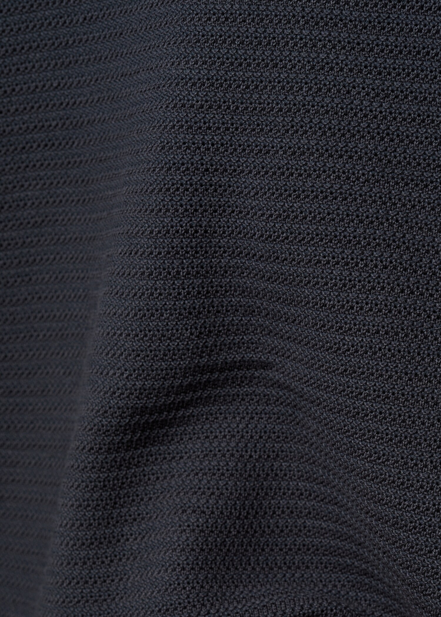 Poloshirt aus Baumwolle mit Tencel in Flechtoptik - Detail des Artikels 0