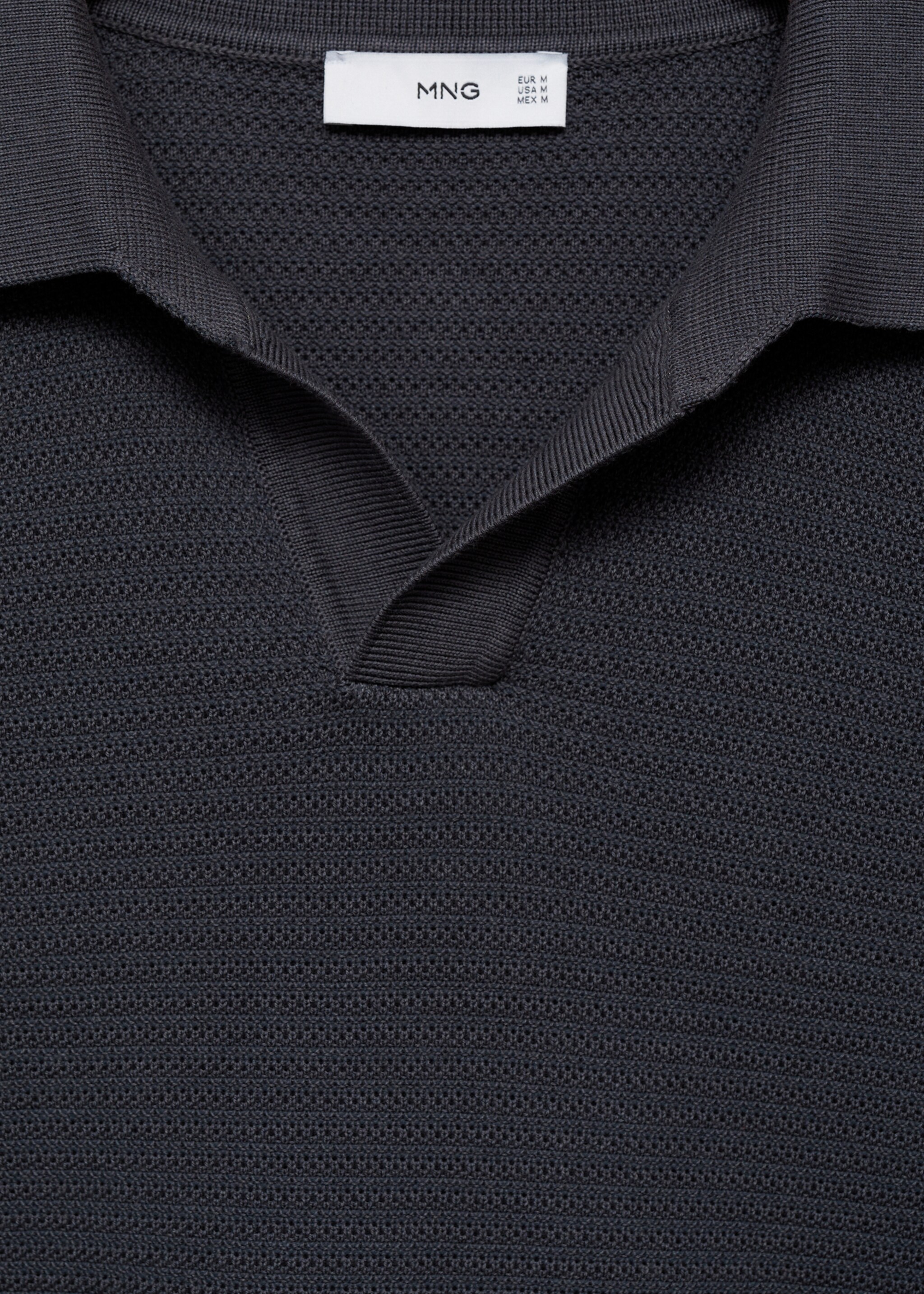 Polo algodón tencel punto trenzado - Detalle del artículo 8