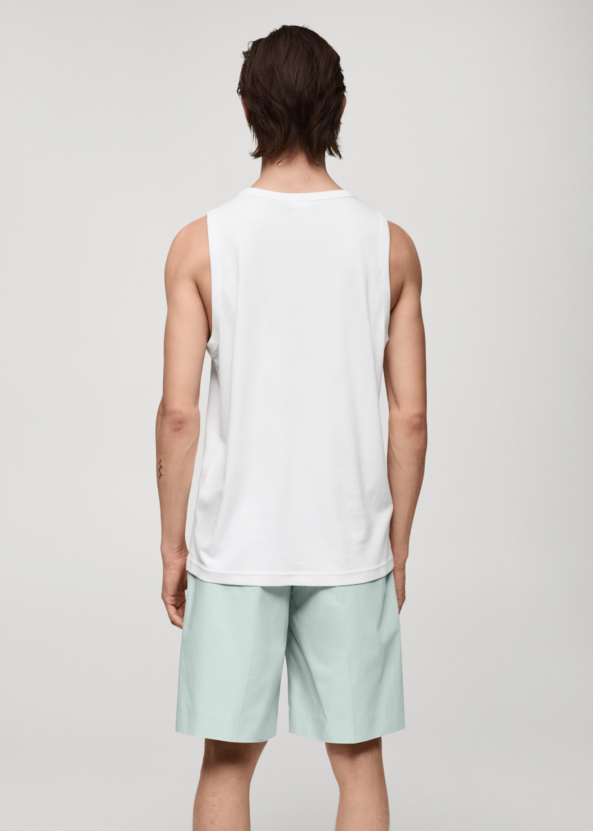 Camiseta 100% algodón tirantes - Reverso del artículo