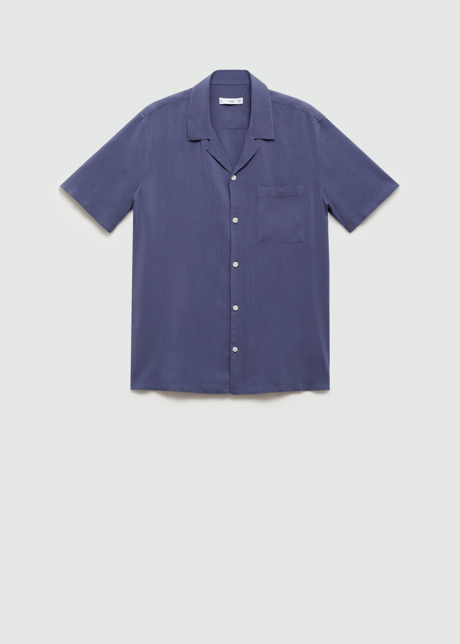 Regular-fit 100% Tencel shirt - Article without model