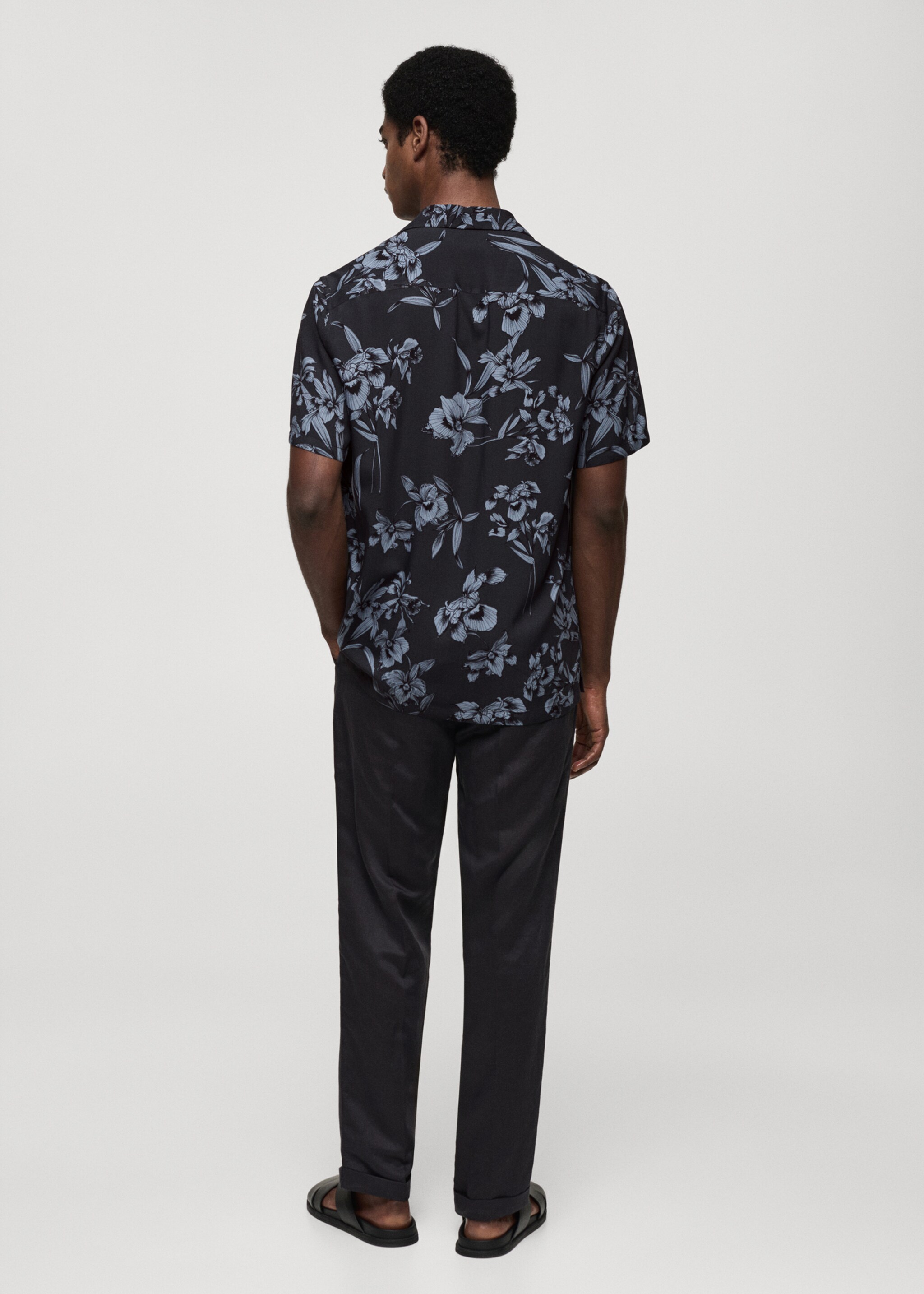 Chemise fluide en imprimé hawaïen - Verso de l’article