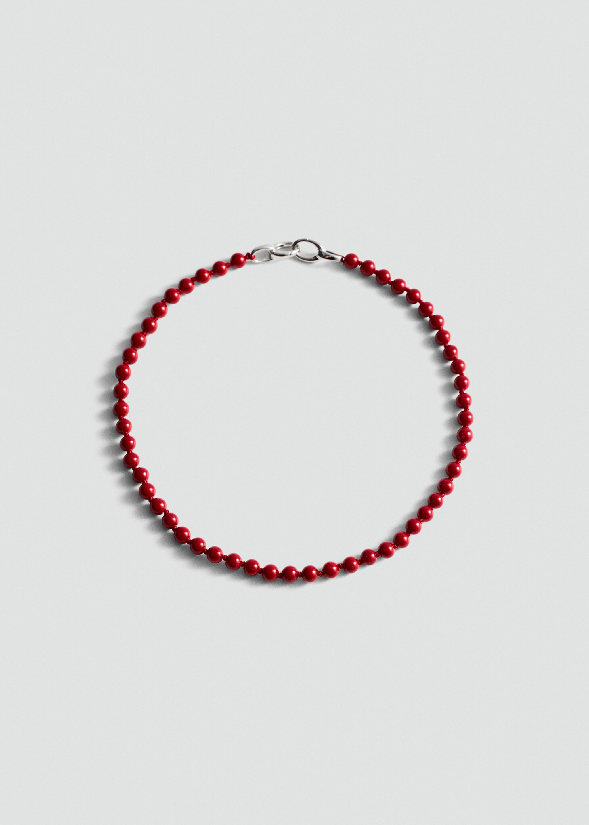 Chain necklace with crystal beads - Article without model