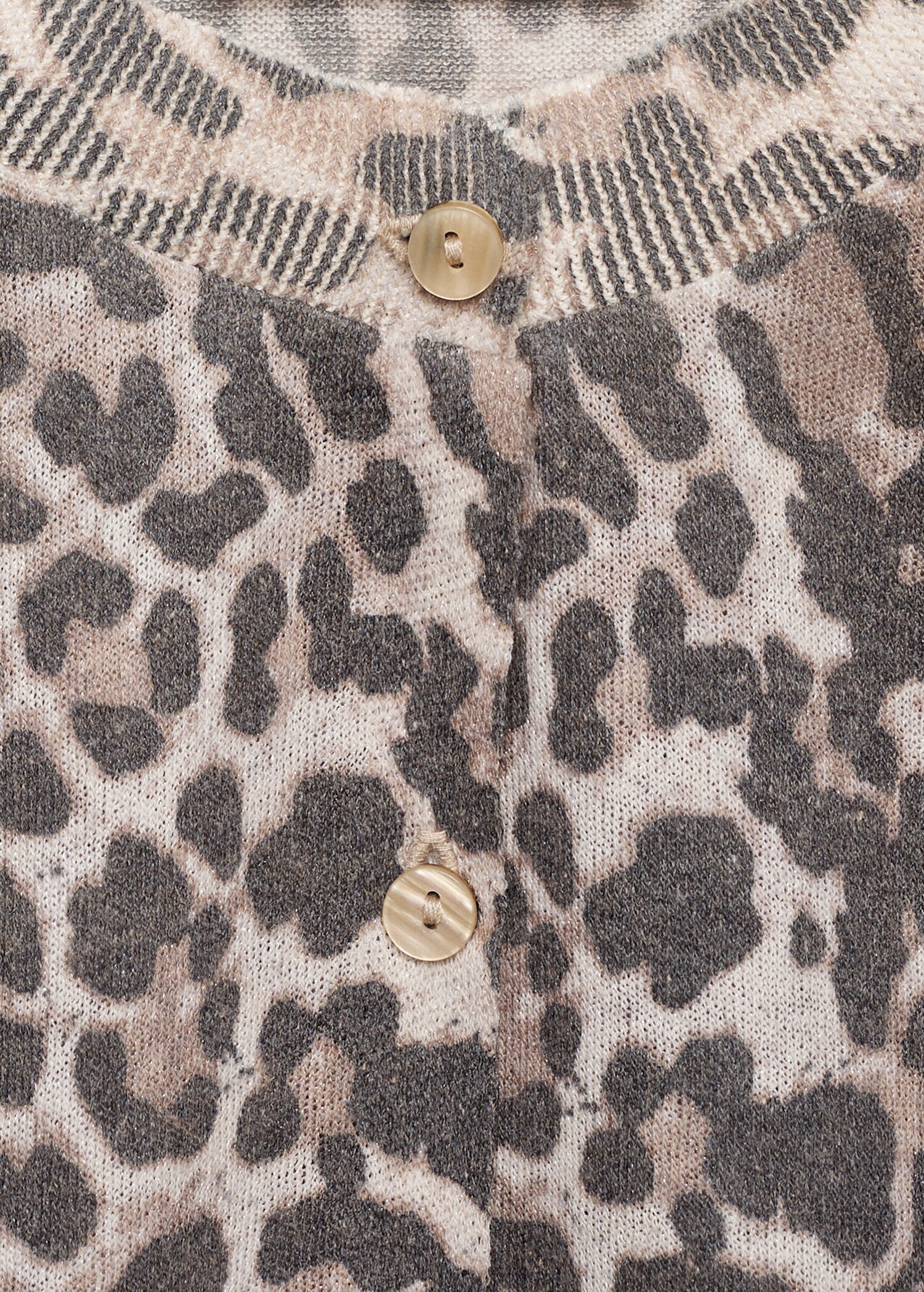 Leopard knit cardigan - Details of the article 8