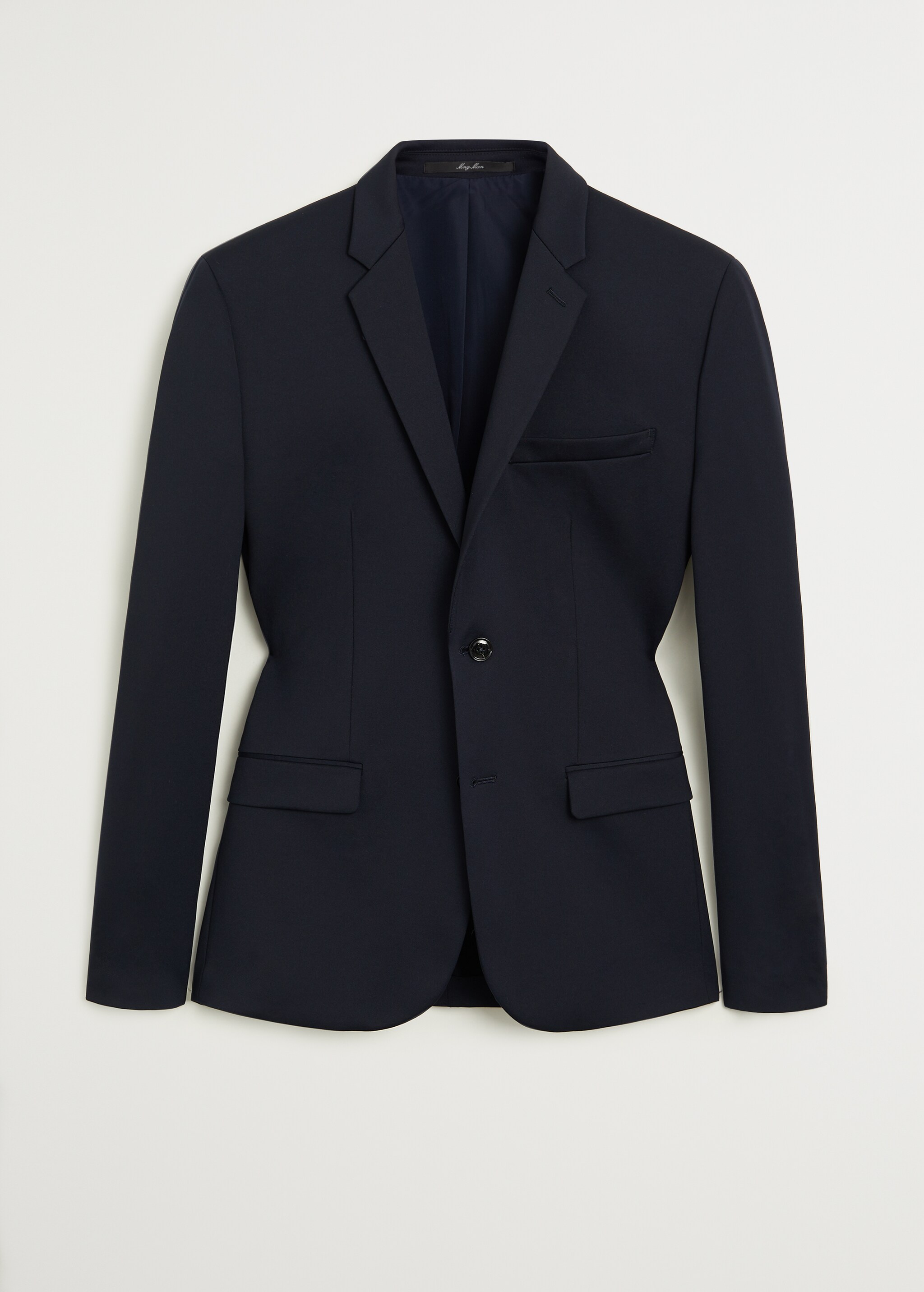 Super slim fit technical fabric blazer - Article without model