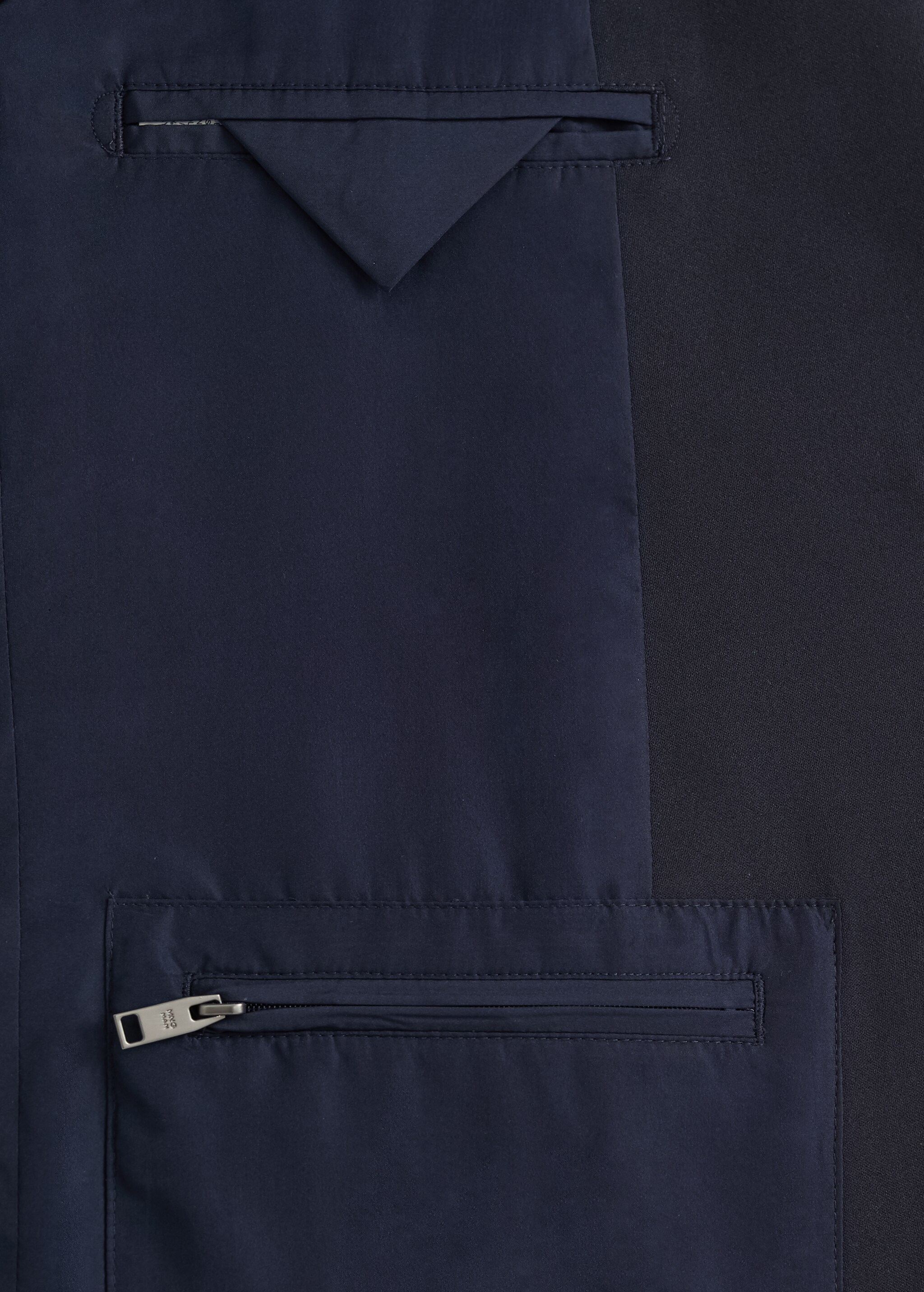 Super slim fit technical fabric blazer - Details of the article 7