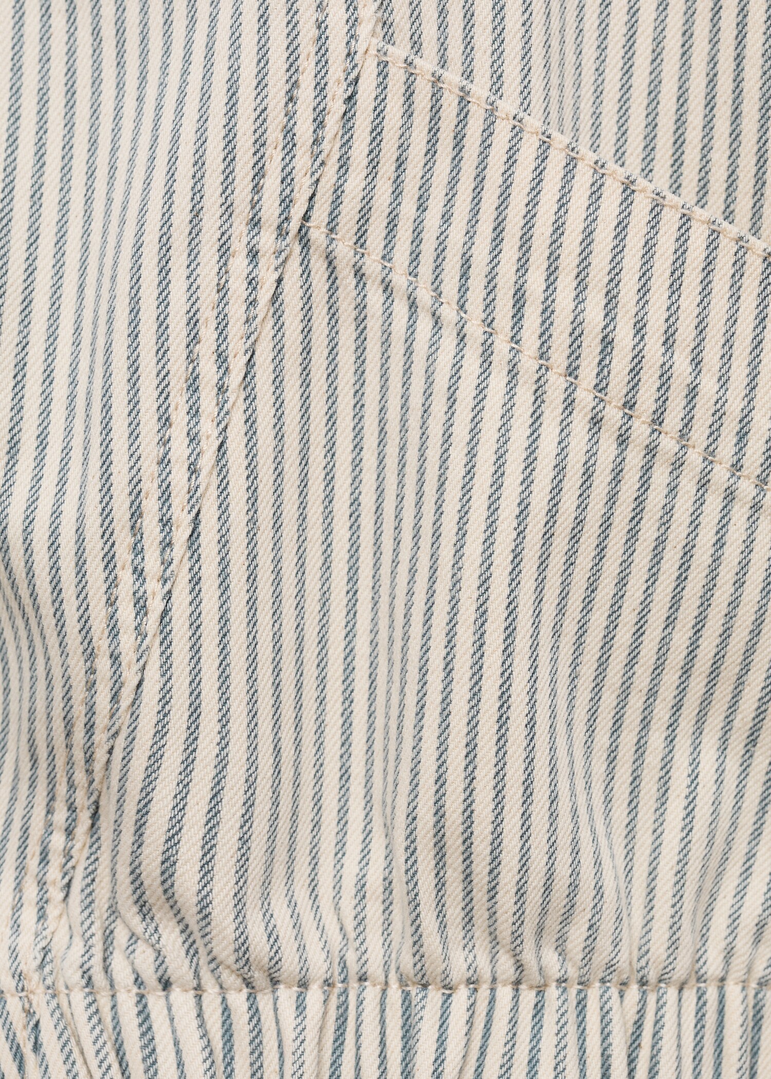 Gestreifte Jeansjacke - Detail des Artikels 8