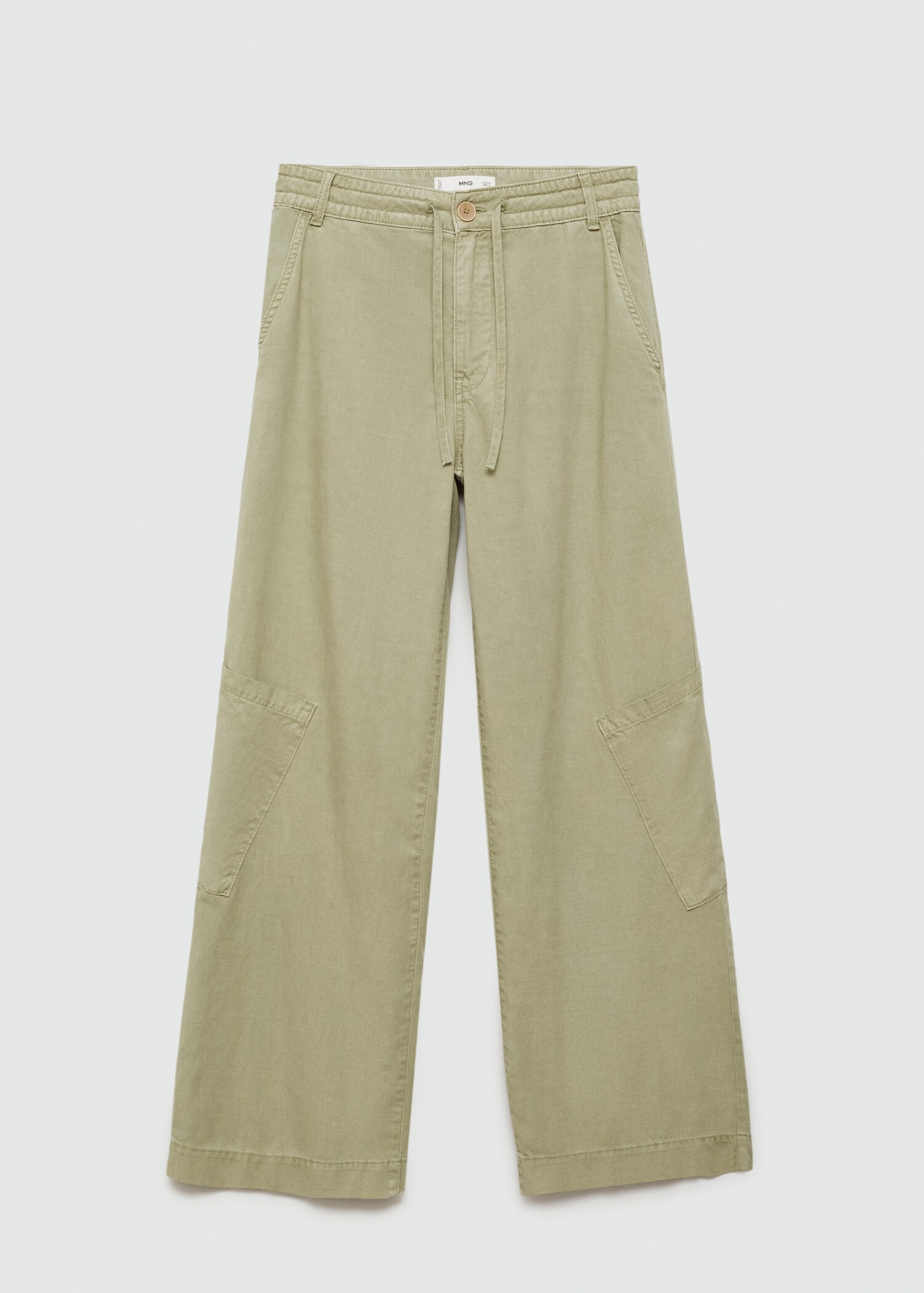 Lyocell trousers with adjustable drawstring - Article without model