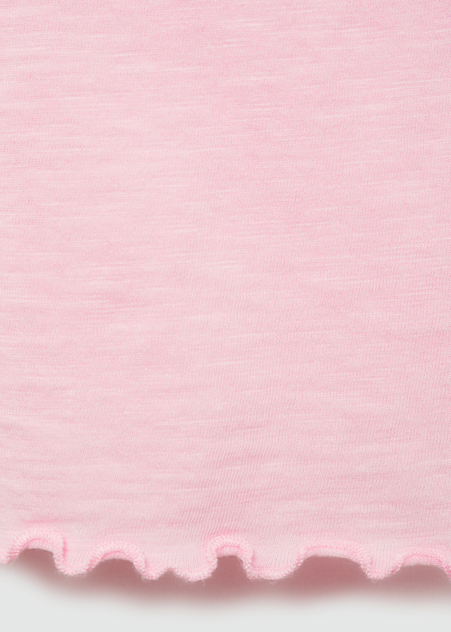 Kurzärmliges Baumwoll-T-Shirt - Detail des Artikels 8