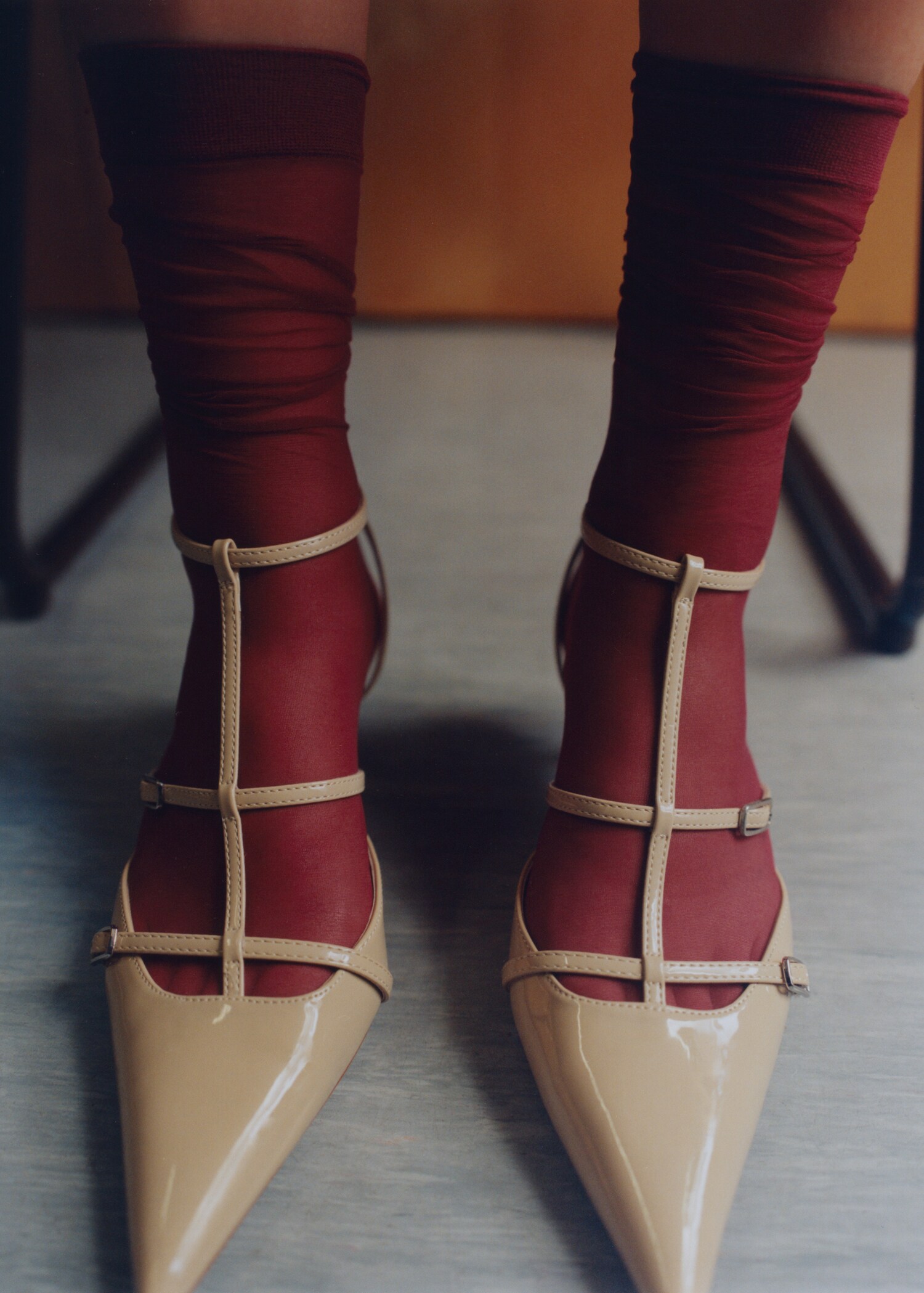 Heeled shoes with buckles - Details of the article 6