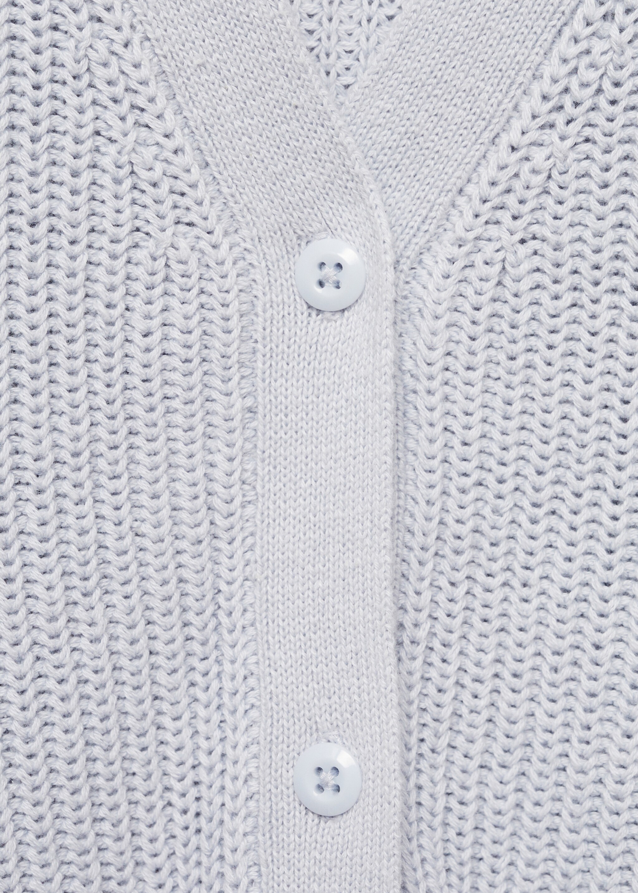 Button knit cardigan - Details of the article 0, Sky Blue. Ref: 77062927-00.