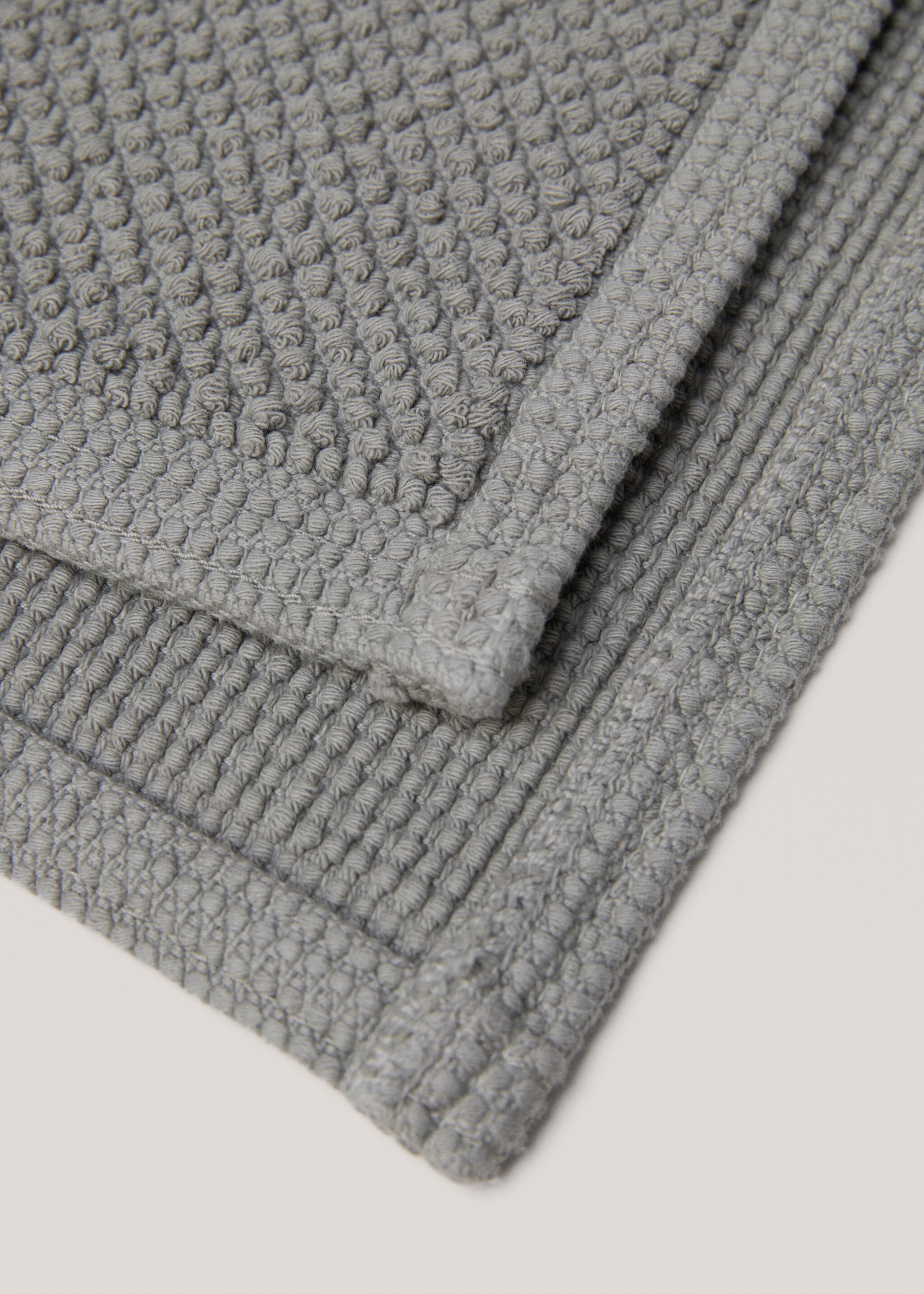 Badmat 100% bouclékatoen - Detail van het artikel 1, Middenbruin. Ref: 77062937-00.