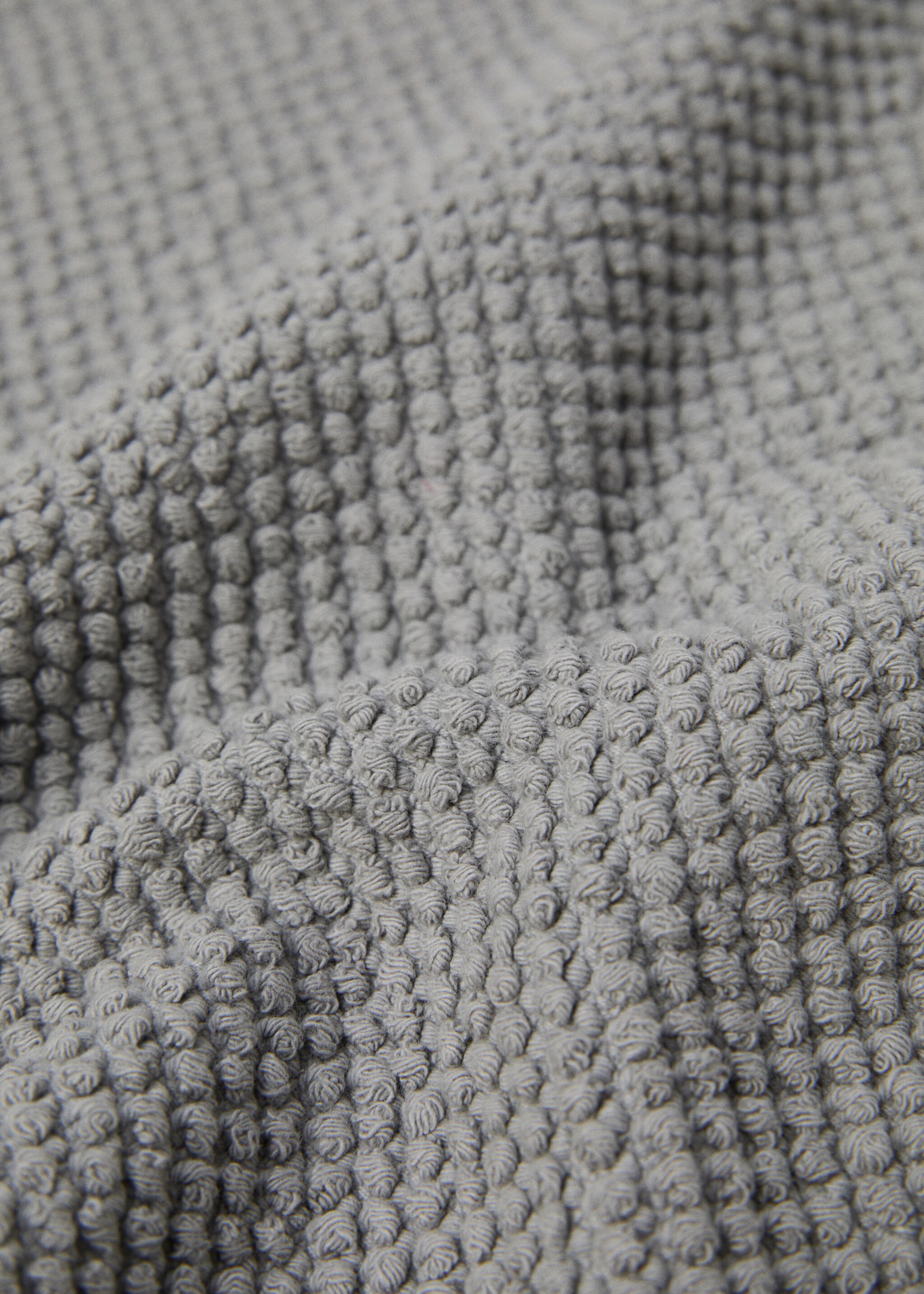 Badmat 100% bouclékatoen - Detail van het artikel 2, Middenbruin. Ref: 77062937-00.