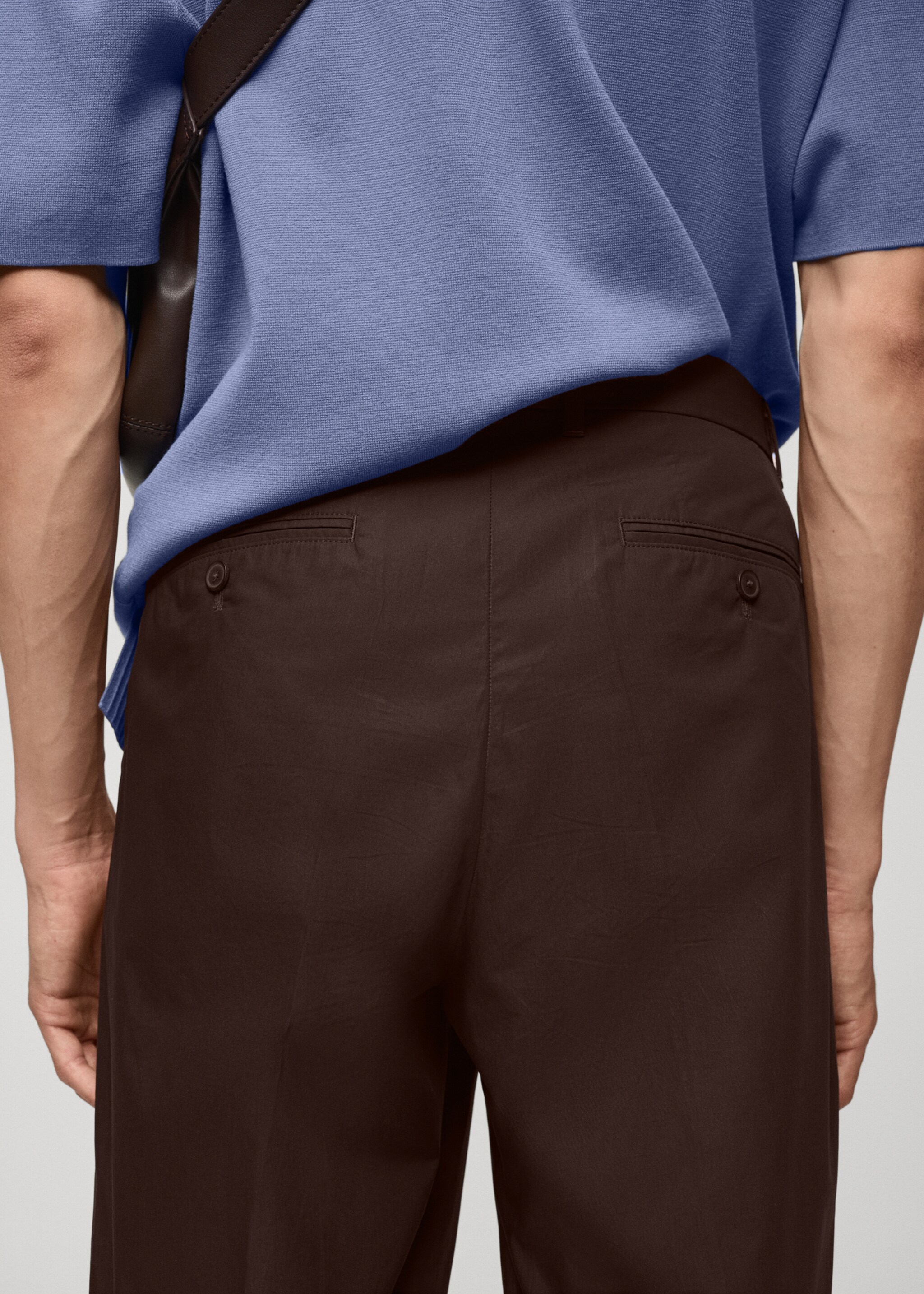Regular fit hlače od 100 % pamuka - Detalji artikla 6