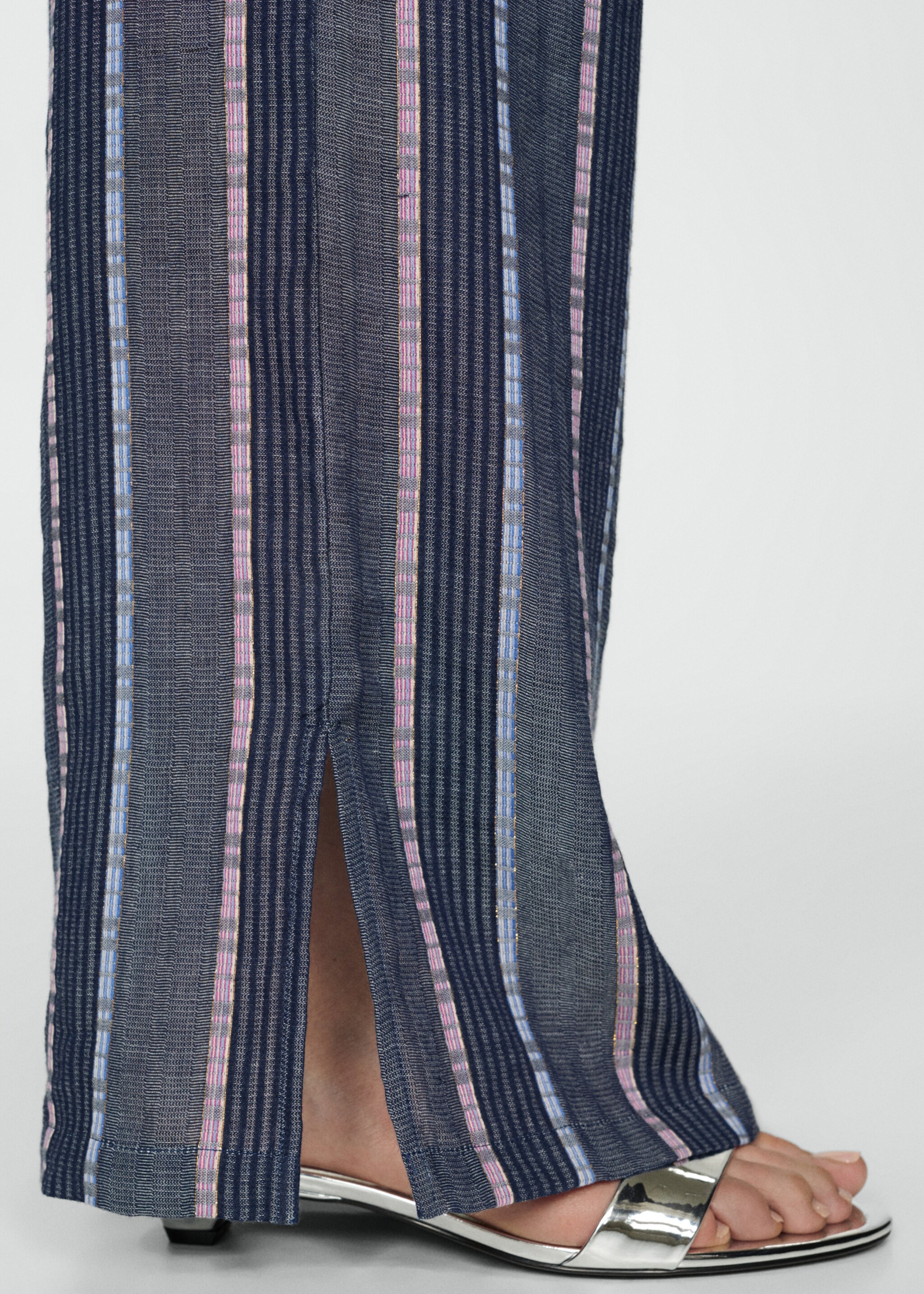Gestreepte straight-fit broek - Detail van het artikel 6