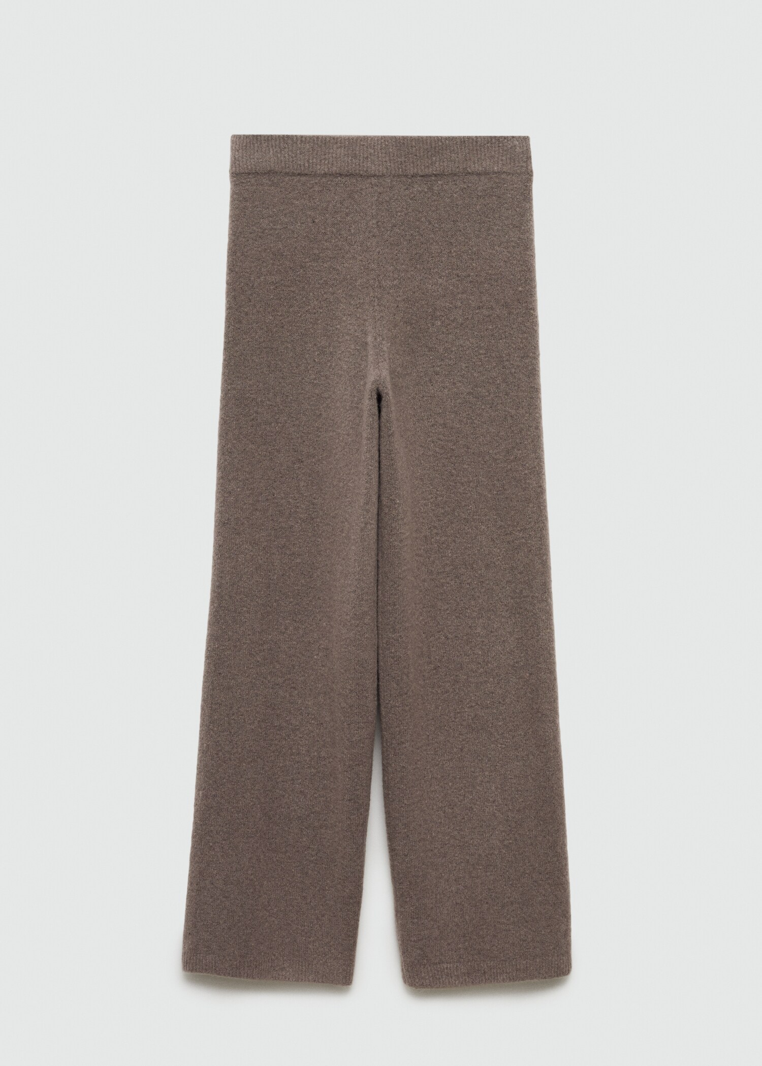 Straight knitted trousers - Article without model