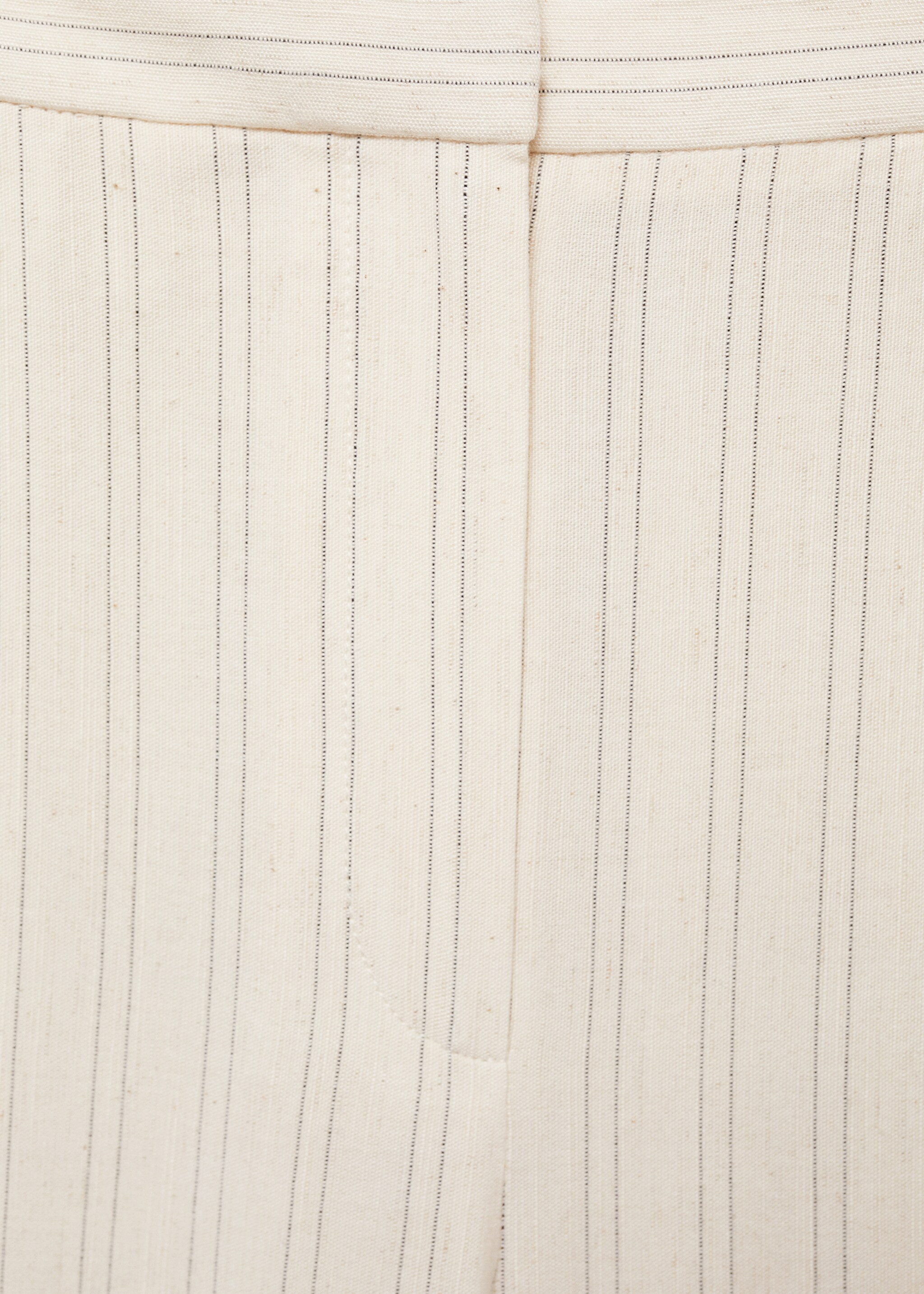 Straight striped trousers - Details of the article 0