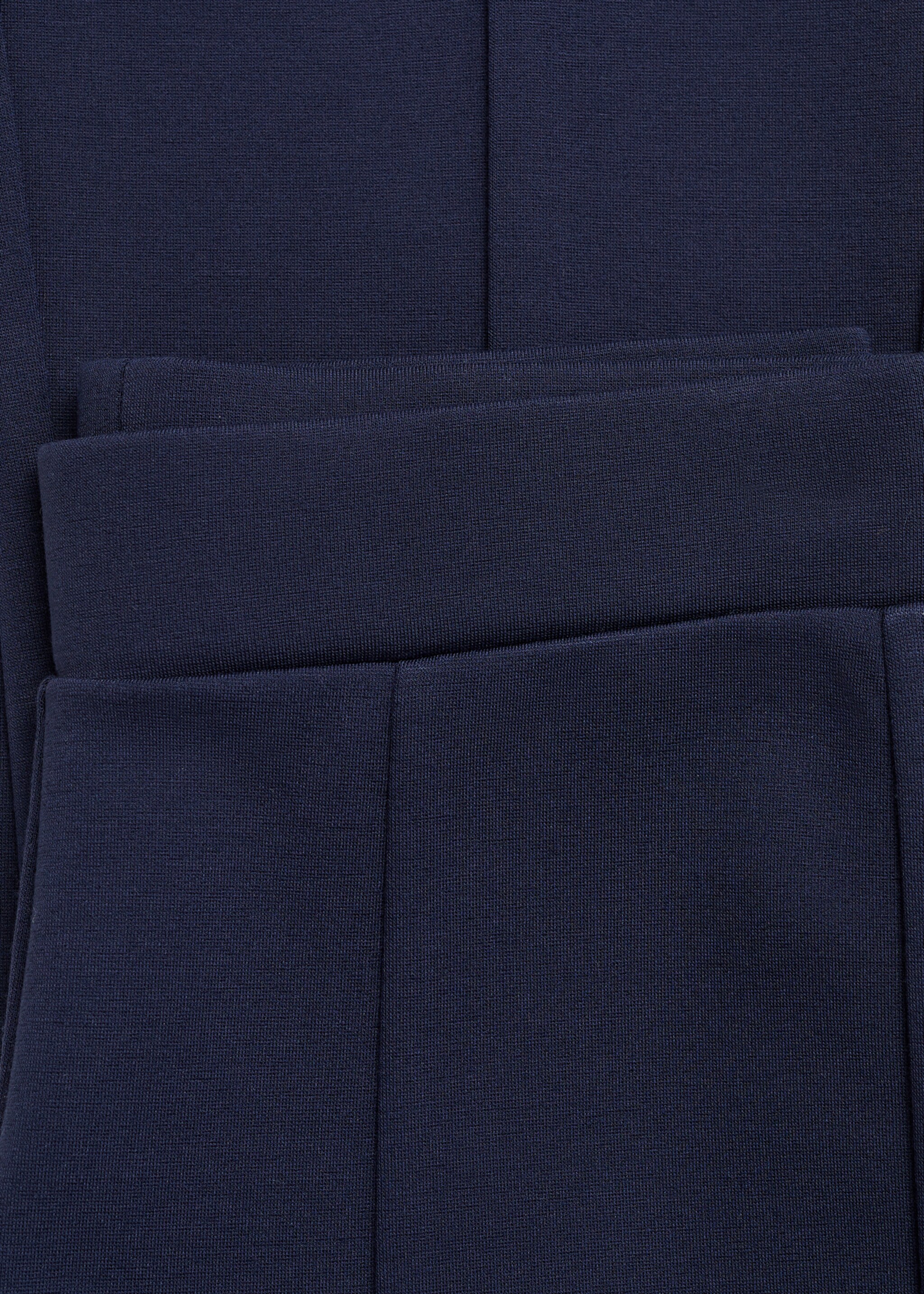 Flared leggings - Details of the article 8, Dark Navy. Ref: 77063273-00.