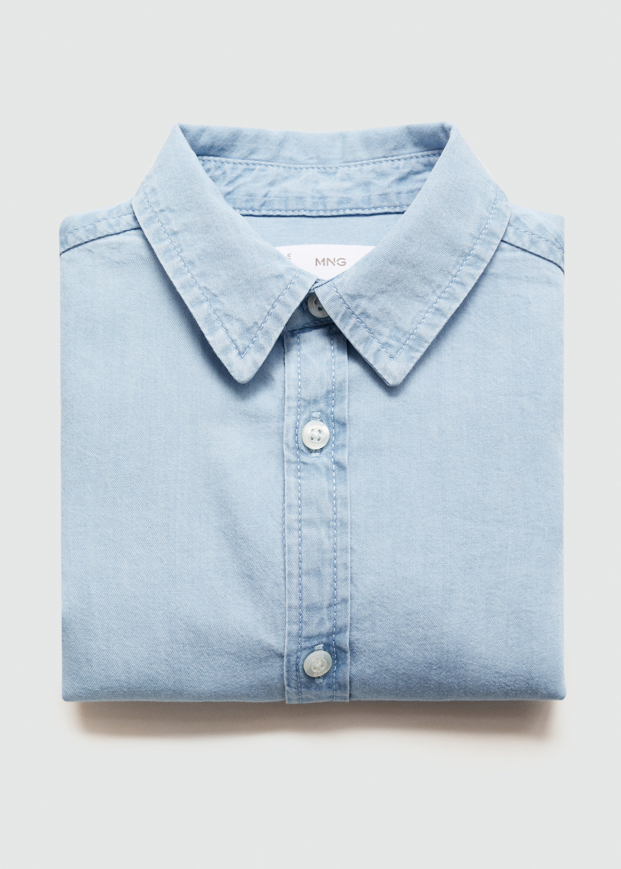 Denim regular-fit overhemd - Detail van het artikel 0