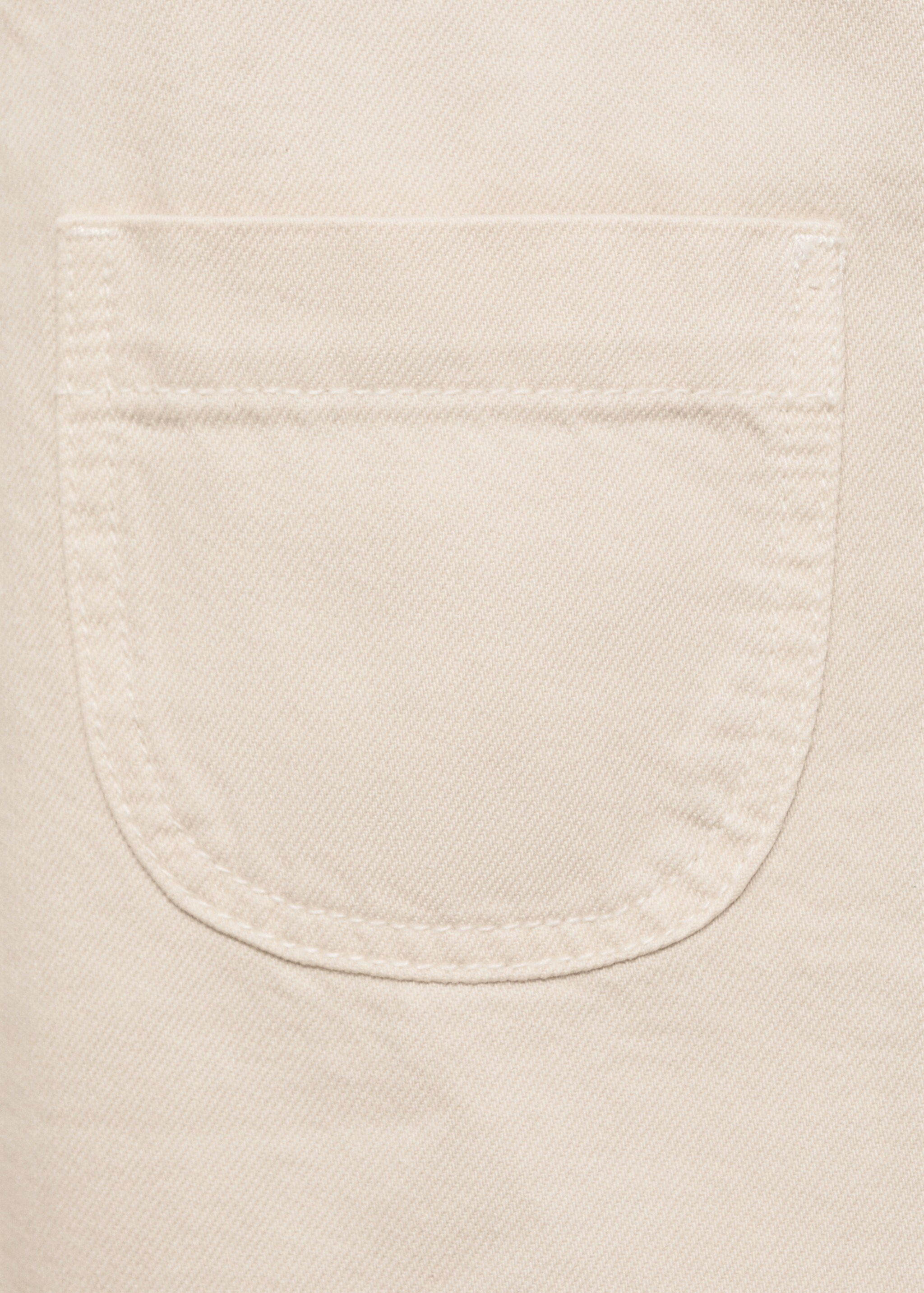 Short denim pinafore - Details of the article 0