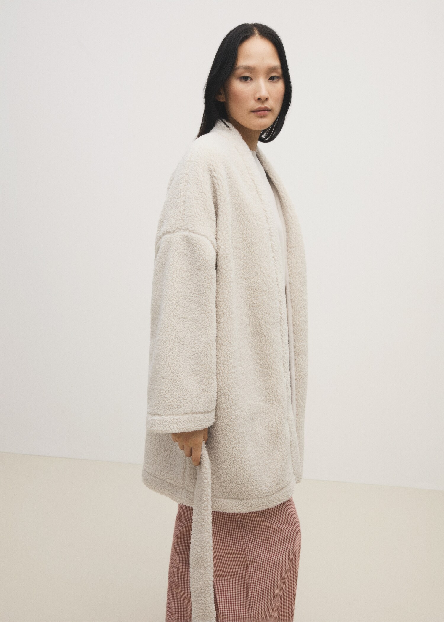 Shearling home robe - Details of the article 6