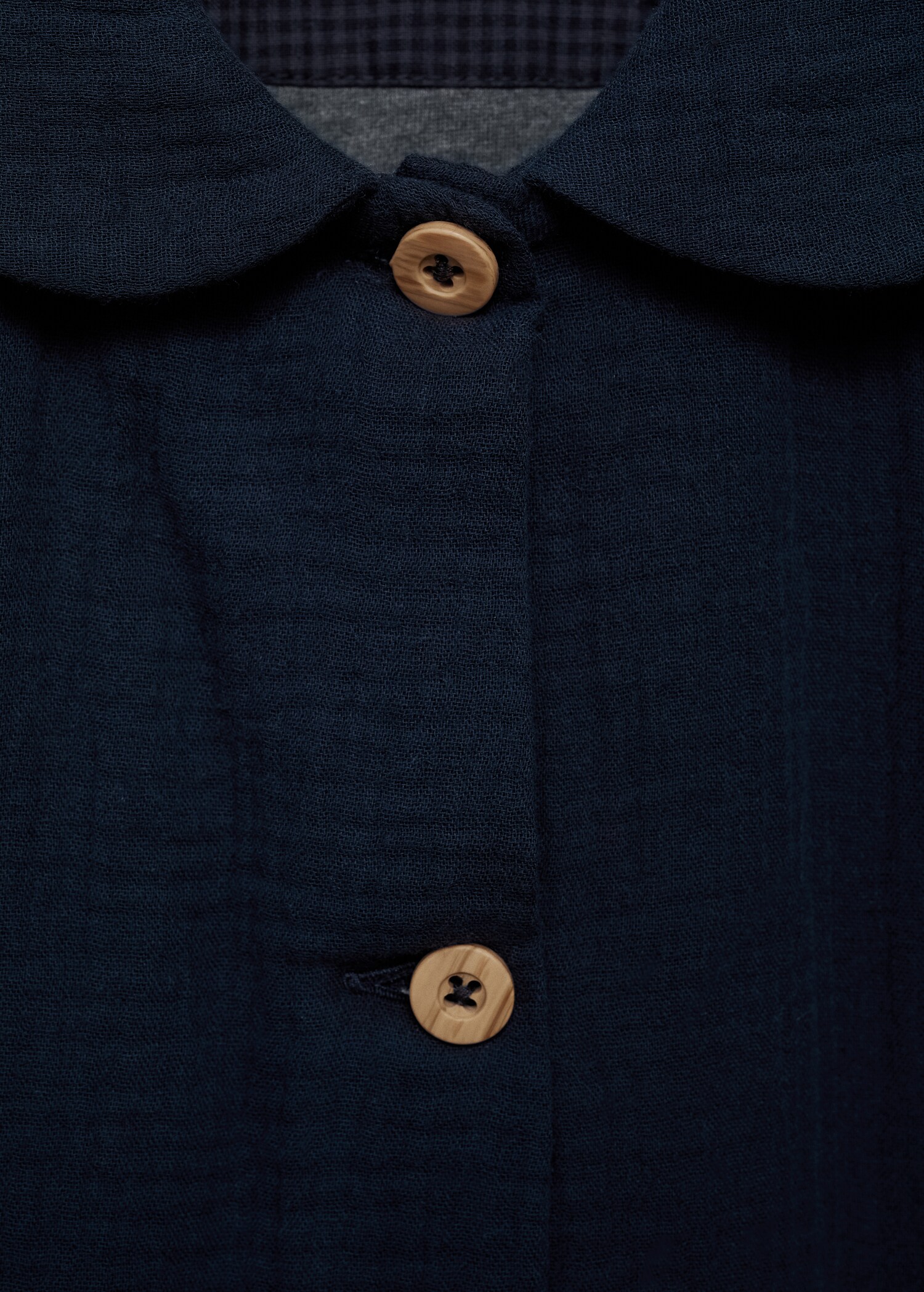 Cheesecloth jacket with pockets - Details of the article 8