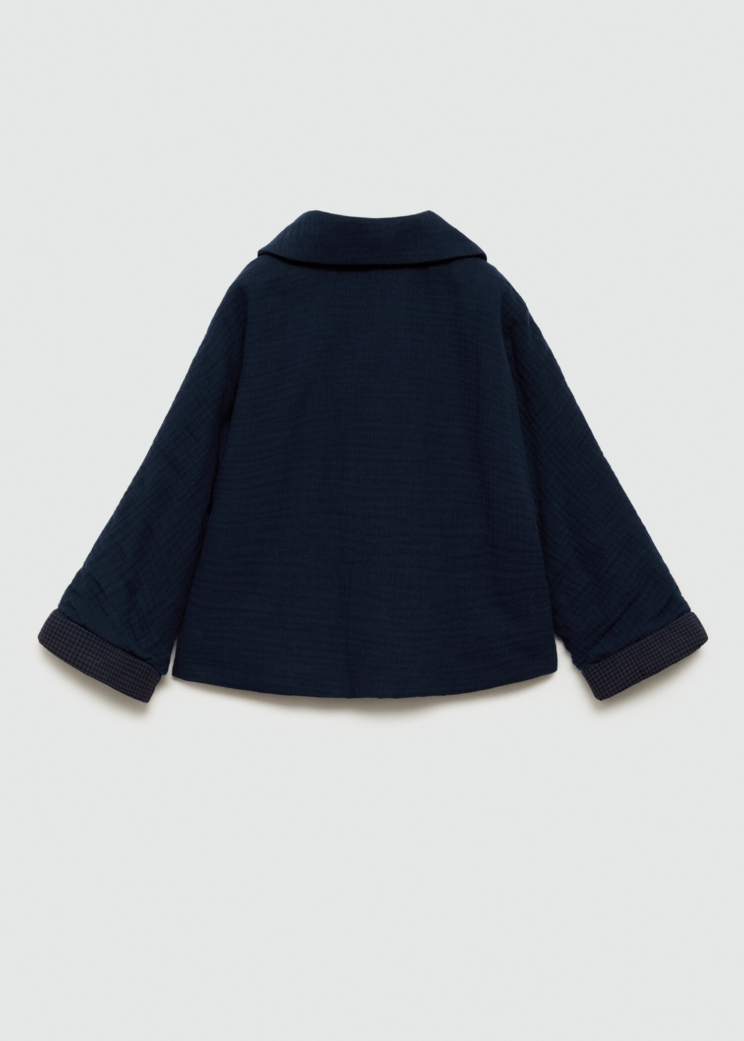 Cheesecloth jacket with pockets - Reverse of the article