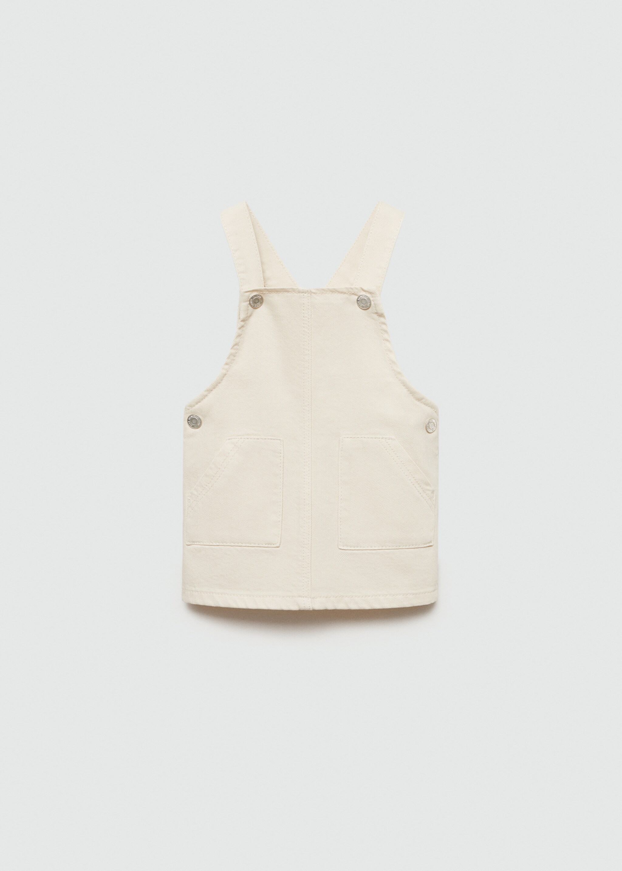 Kratka traper haljina s tregerima - Artikl bez modela