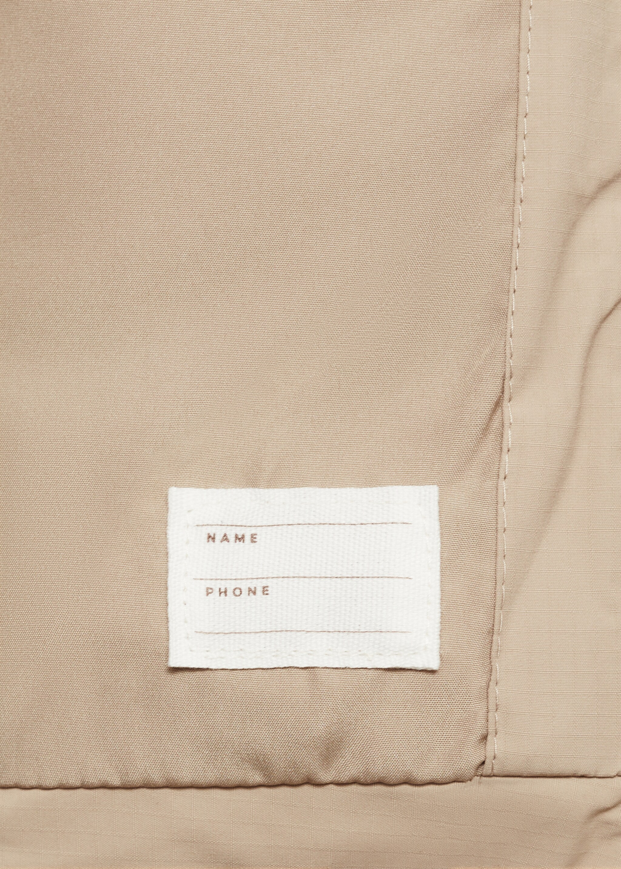Quilted gilet with hood - Details of the article 0, Ice Grey. Ref: 77063665-00.