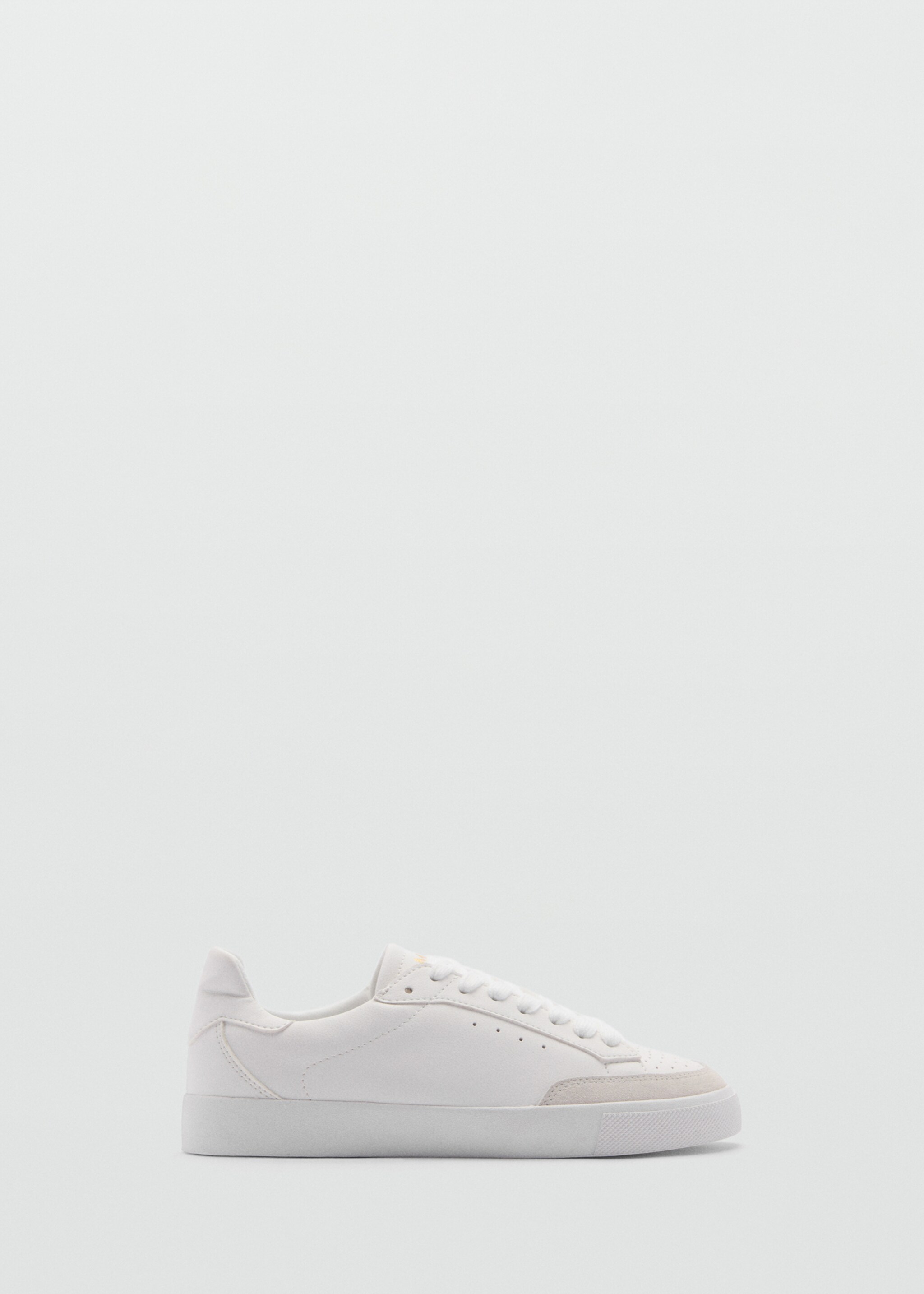 Sneakersy skórzane wstawki - Artykuł bez modela/modelki, Biały. Ref: 77063666-00.