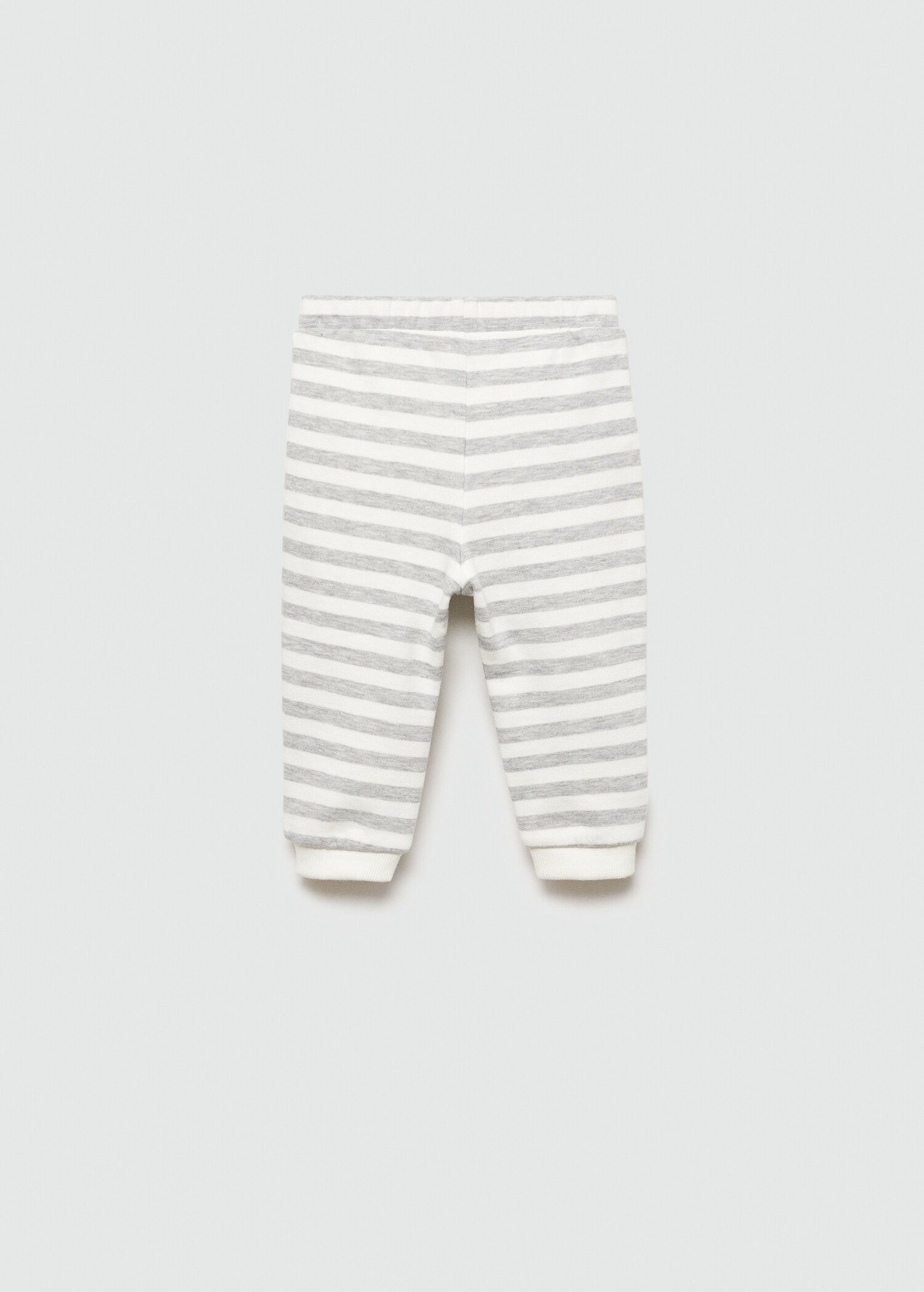 Striped cotton trousers - Reverse of the article