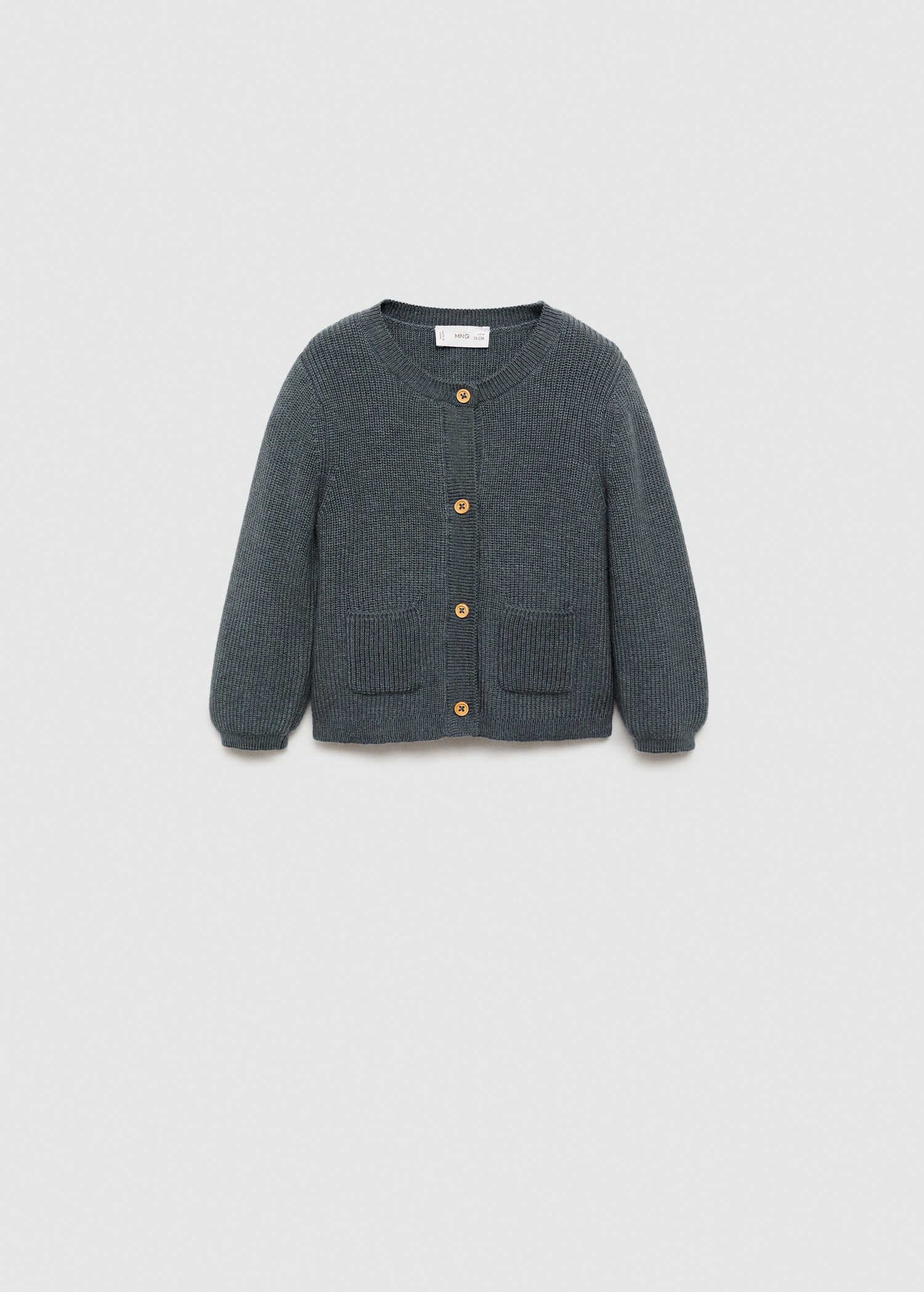 Cardigan med sidofickor - Artikel utan modell