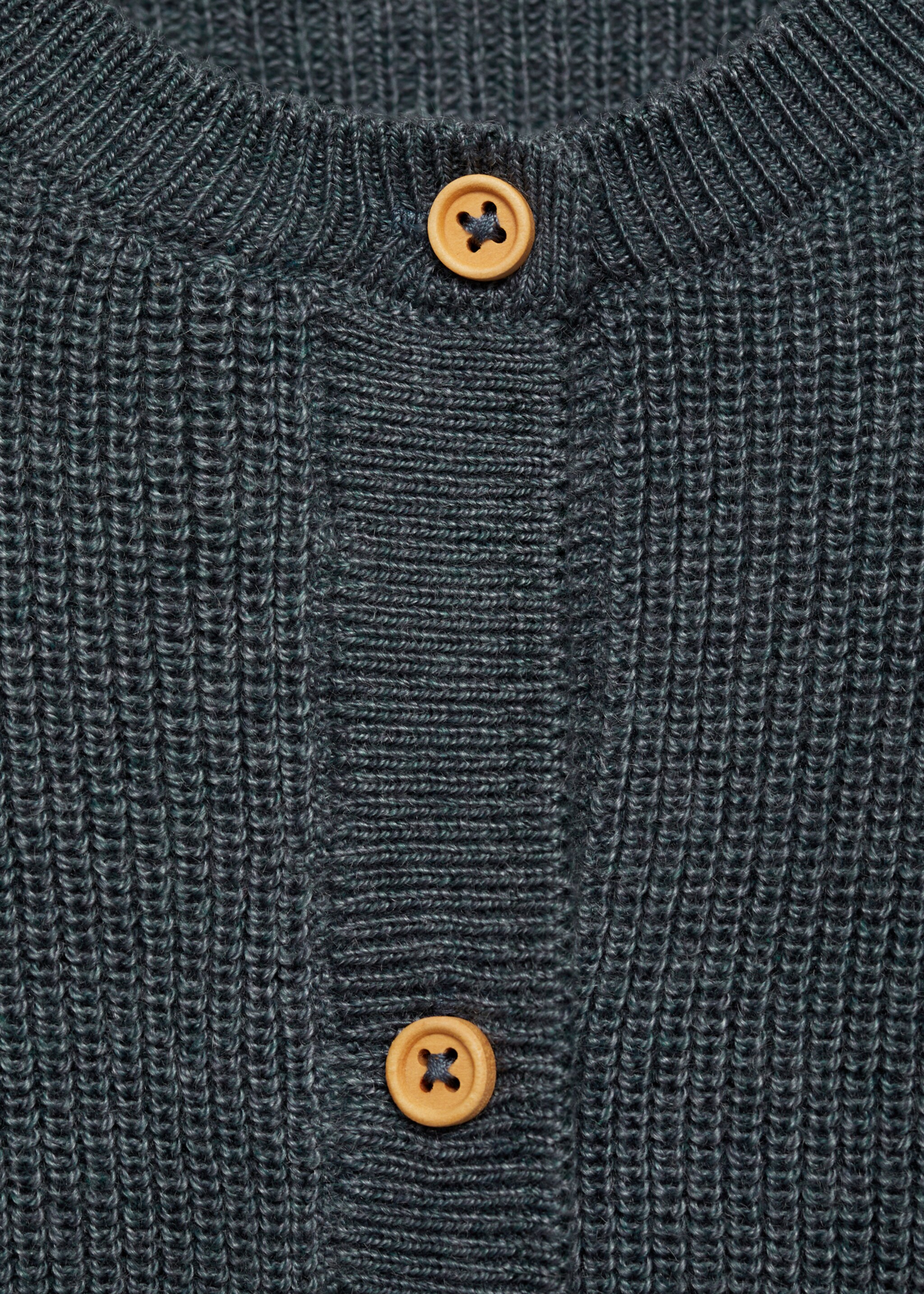 Cardigan med sidofickor - Detaljer om artikeln 8, Oljeblå. Ref: 77063670-00.