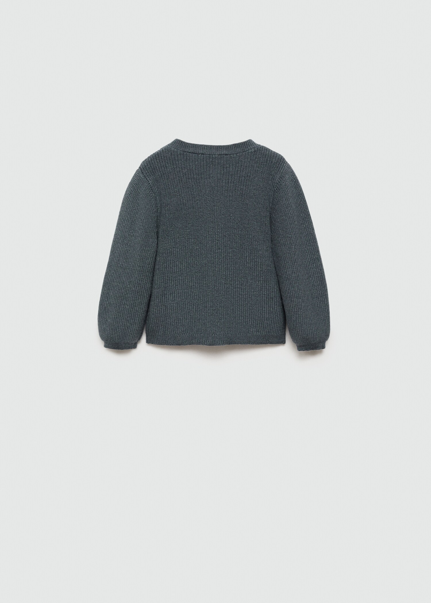 Cardigan med sidofickor - Artikelns baksida