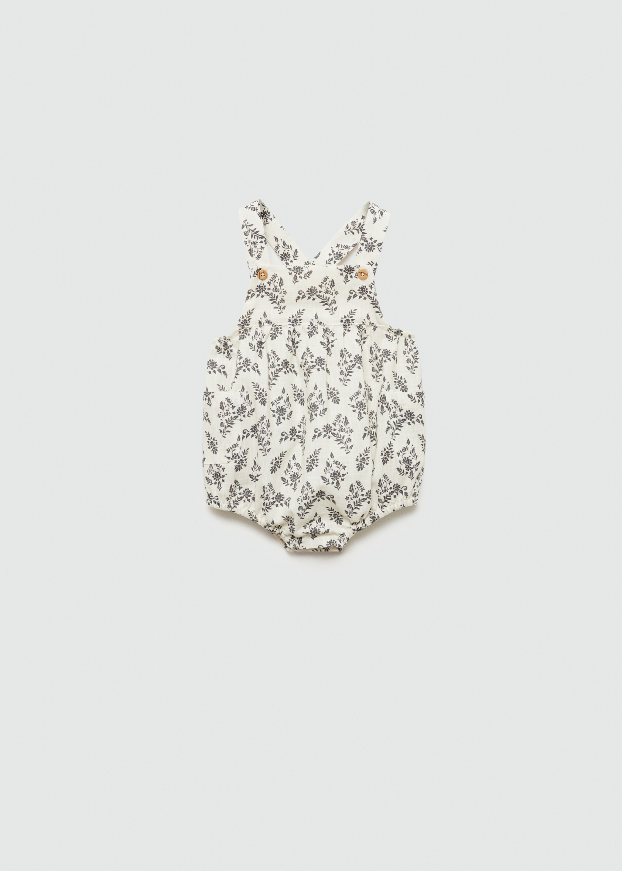 Print cotton one-piece suit - Article without model