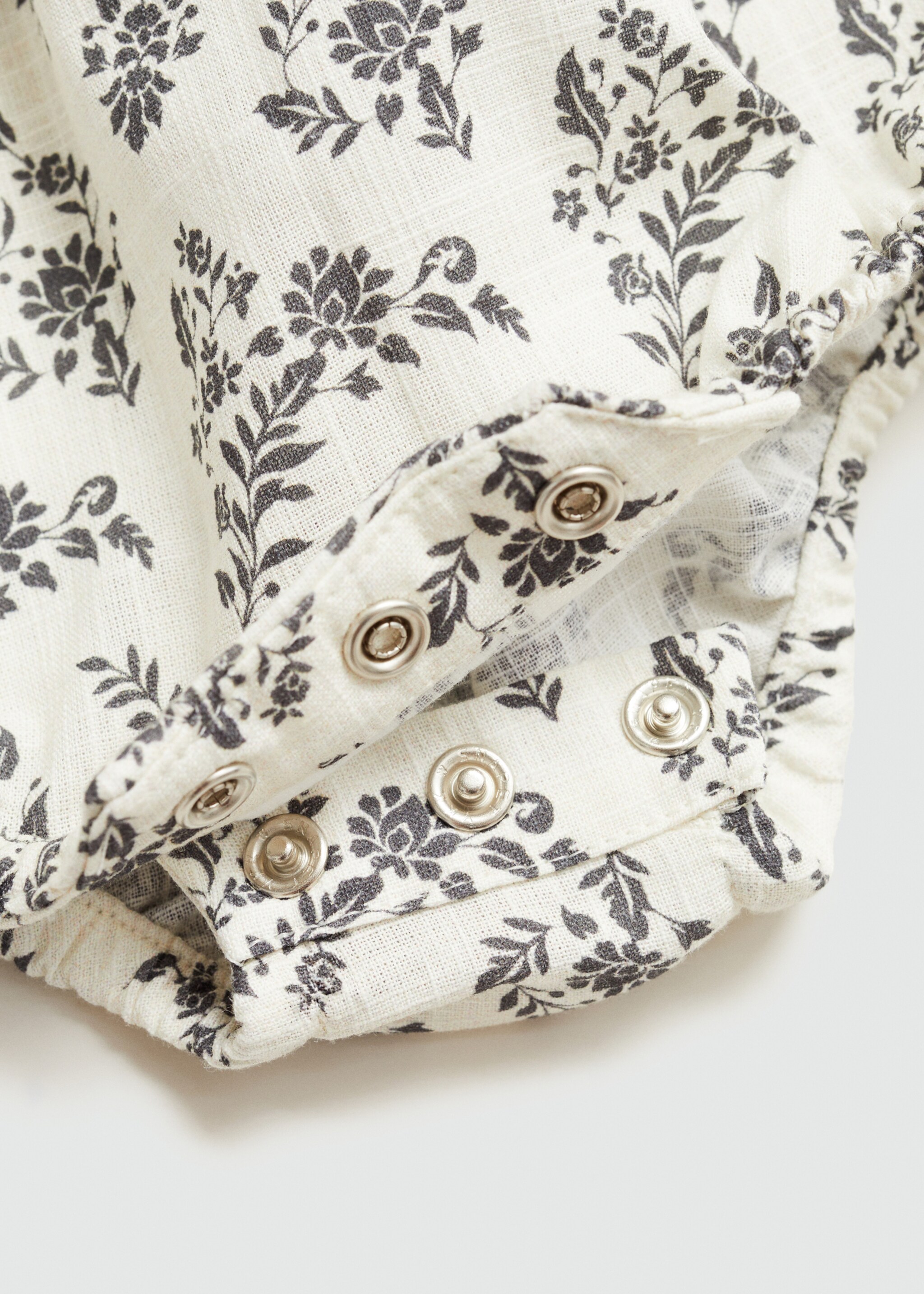 Print cotton one-piece suit - Details of the article 0