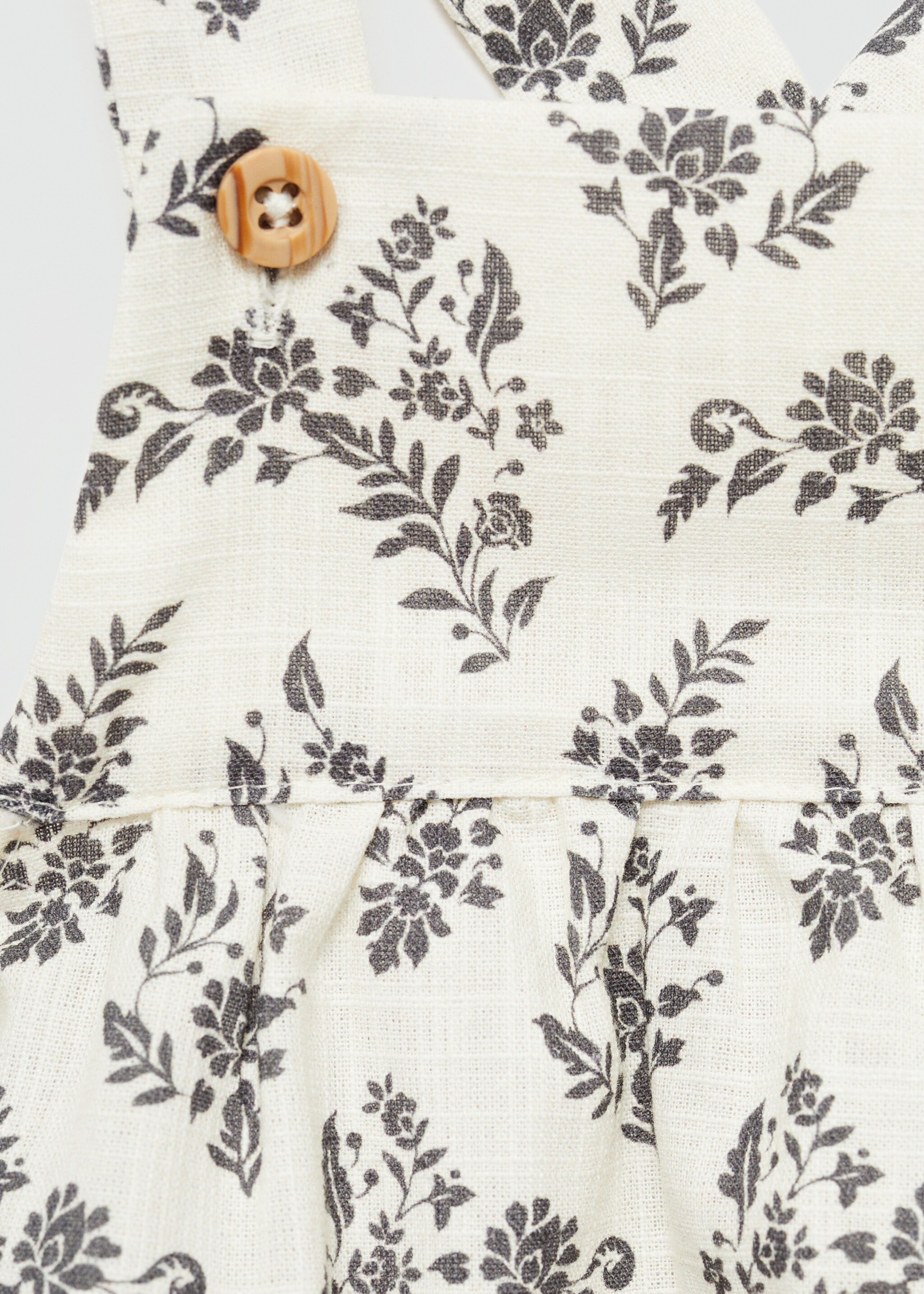 Print cotton one-piece suit - Details of the article 8