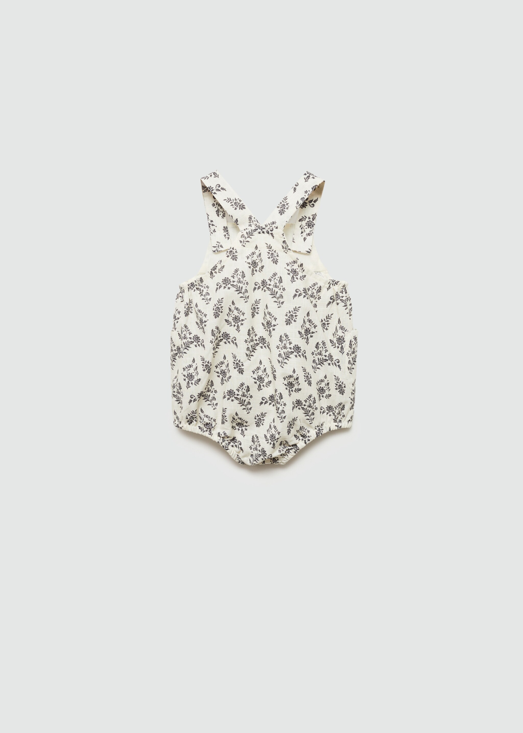 Print cotton one-piece suit - Reverse of the article